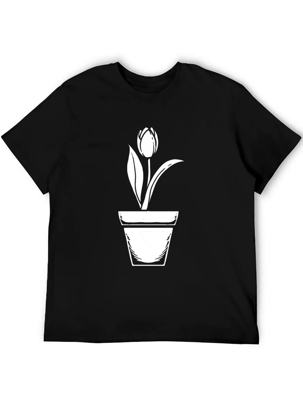 Tulip Gardening Floral Stylish Everyday T-Shirt – Unisex Basic Cotton Tee
