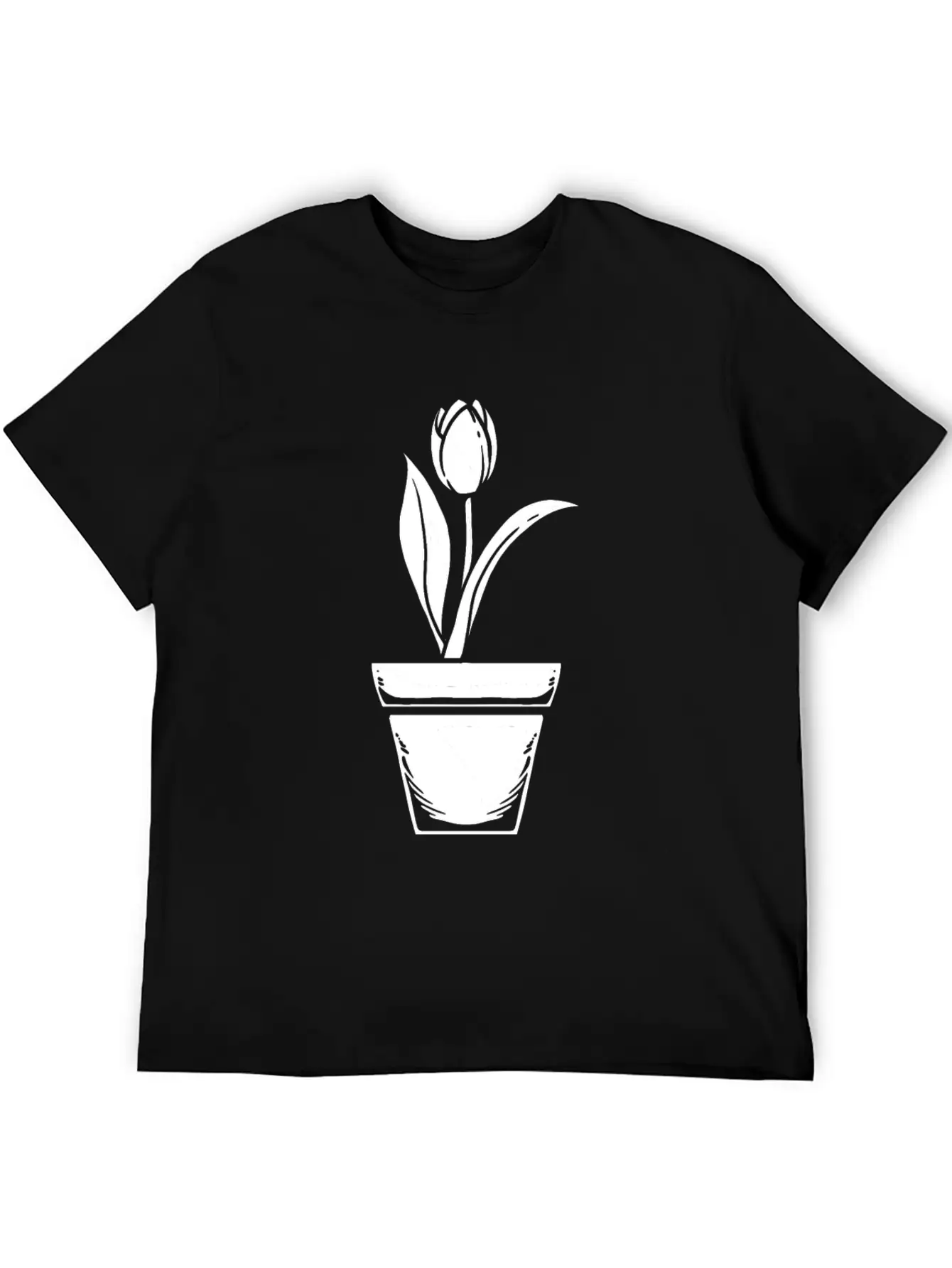 Tulip Gardening Floral Stylish Everyday T-Shirt – Unisex Basic Cotton Tee