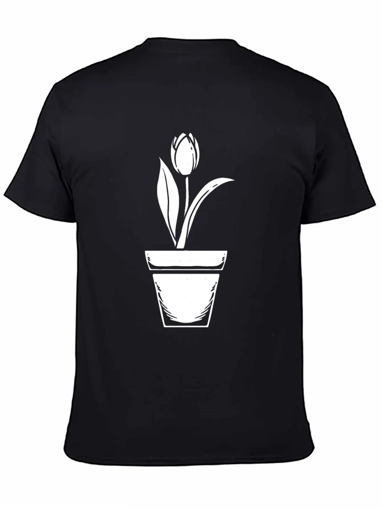 Tulip Gardening Floral Stylish Everyday T-Shirt – Unisex Basic Cotton Tee