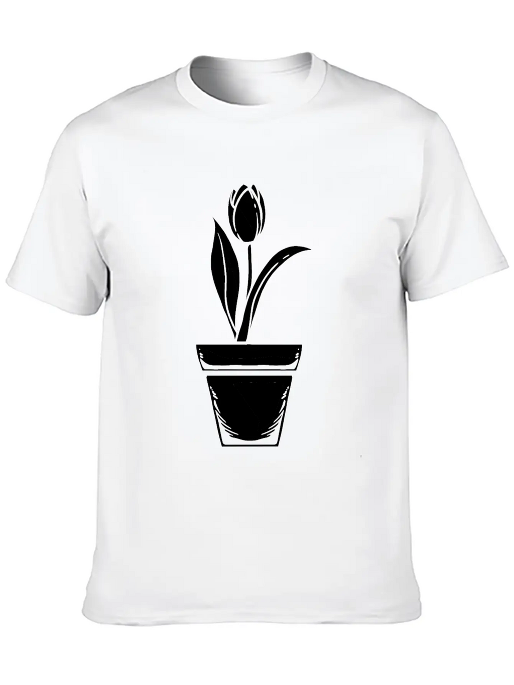 Tulip Gardening Floral Stylish Everyday T-Shirt – Unisex Basic Cotton Tee