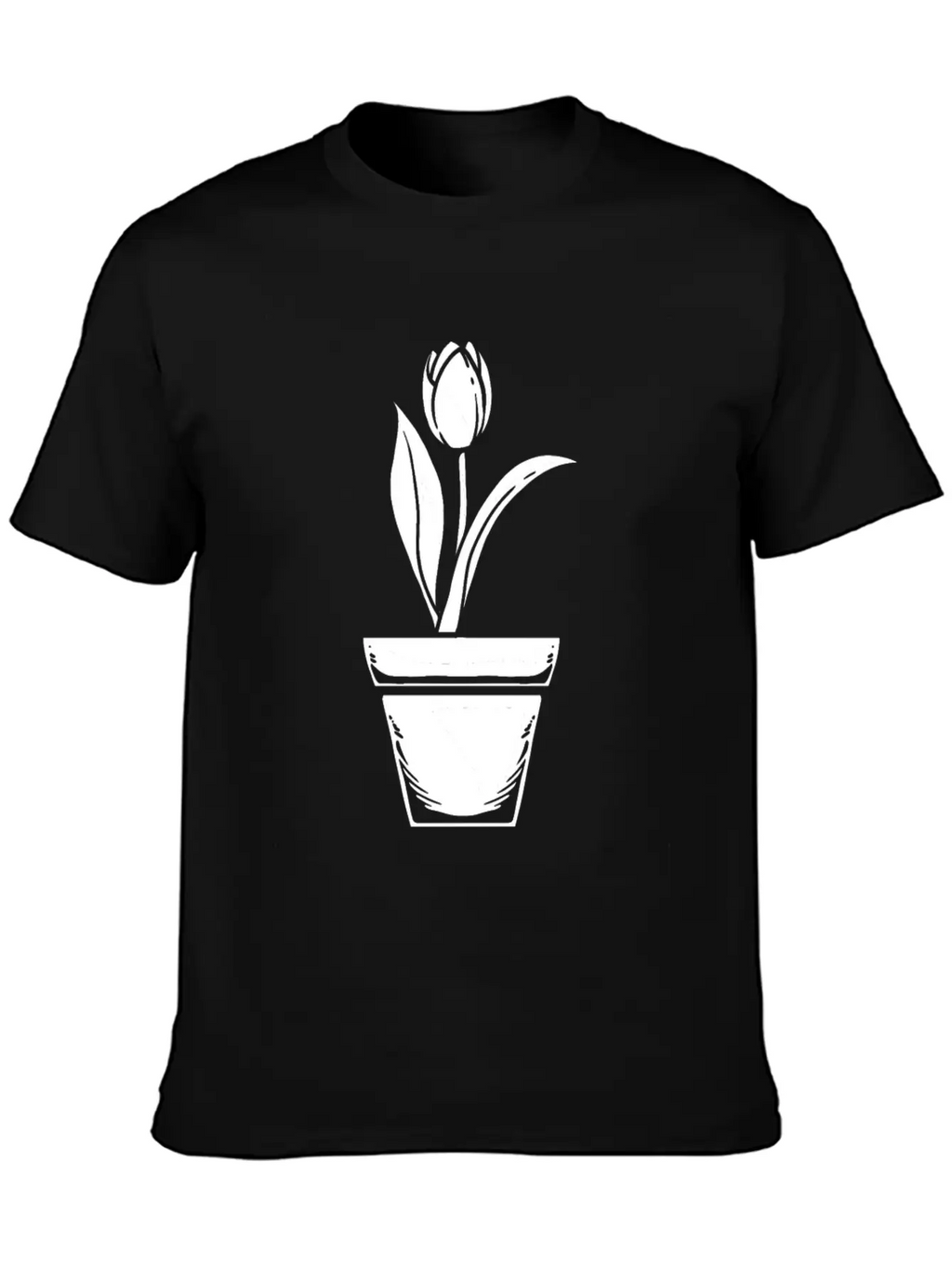 Tulip Gardening Floral Stylish Everyday T-Shirt – Unisex Basic Cotton Tee