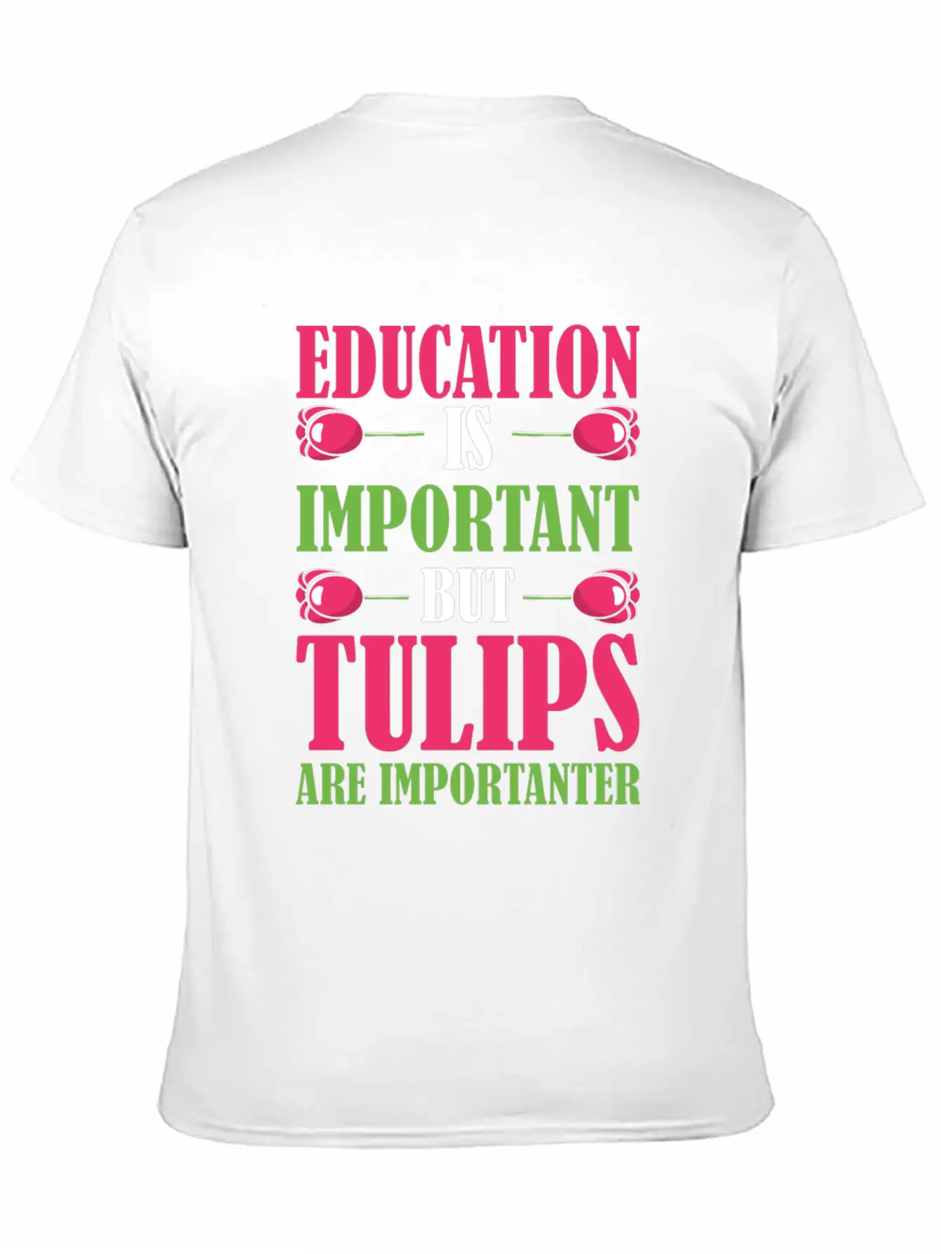 Tulip Gardening Funny Tulips Breathable Soft Cotton T-Shirt – Timeless Casual Look