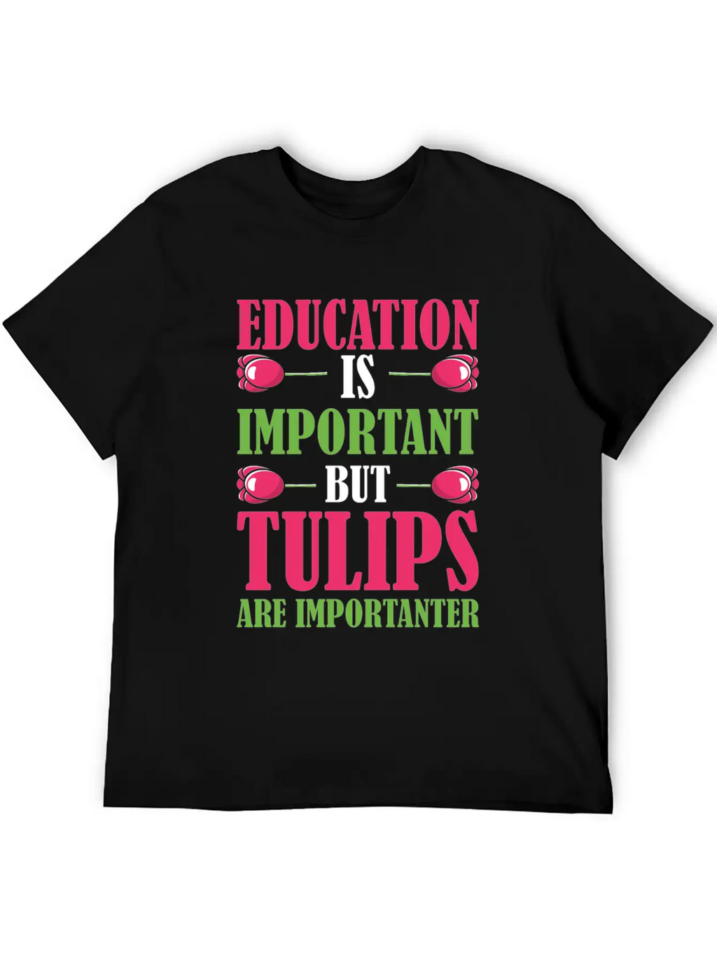 Tulip Gardening Funny Tulips Breathable Soft Cotton T-Shirt – Timeless Casual Look