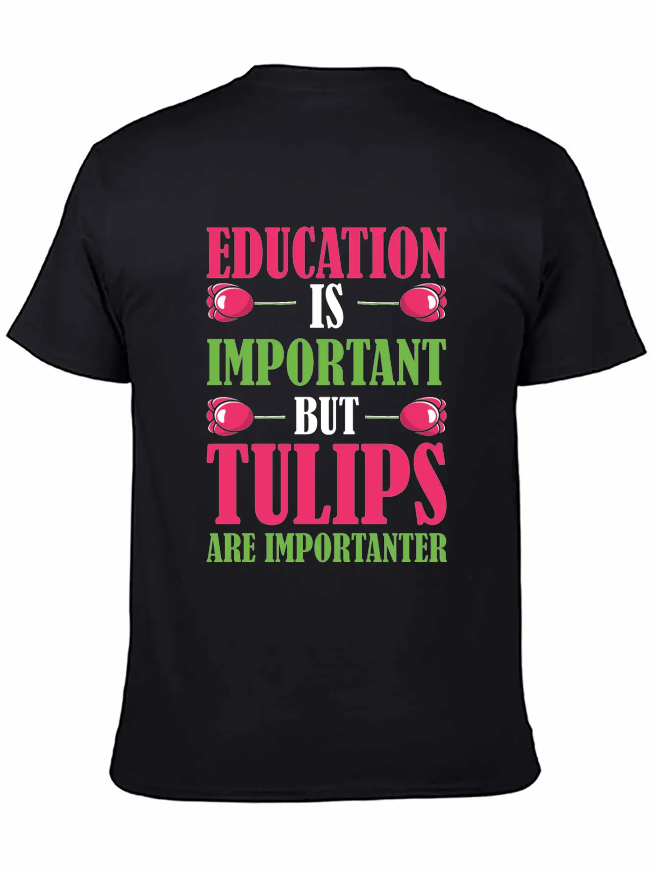 Tulip Gardening Funny Tulips Breathable Soft Cotton T-Shirt – Timeless Casual Look