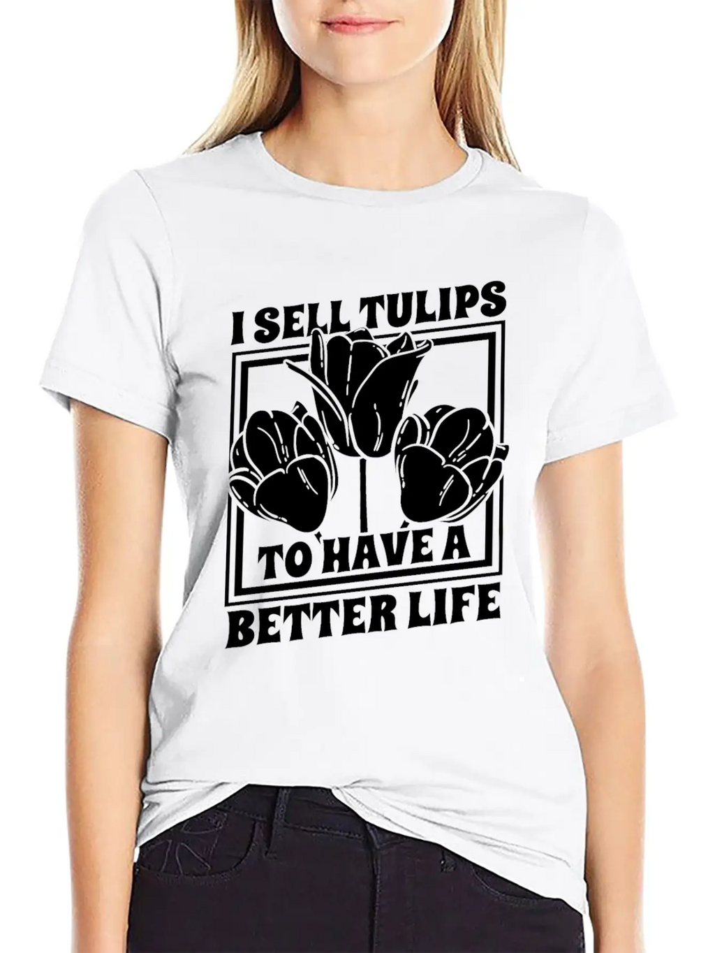 Tulip Gardening Tulips Stylish Everyday T-Shirt – Unisex Basic Cotton Tee