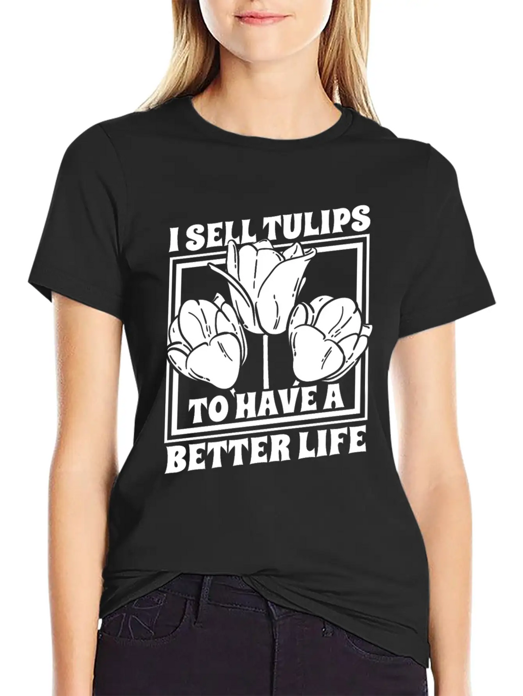 Tulip Gardening Tulips Stylish Everyday T-Shirt – Unisex Basic Cotton Tee