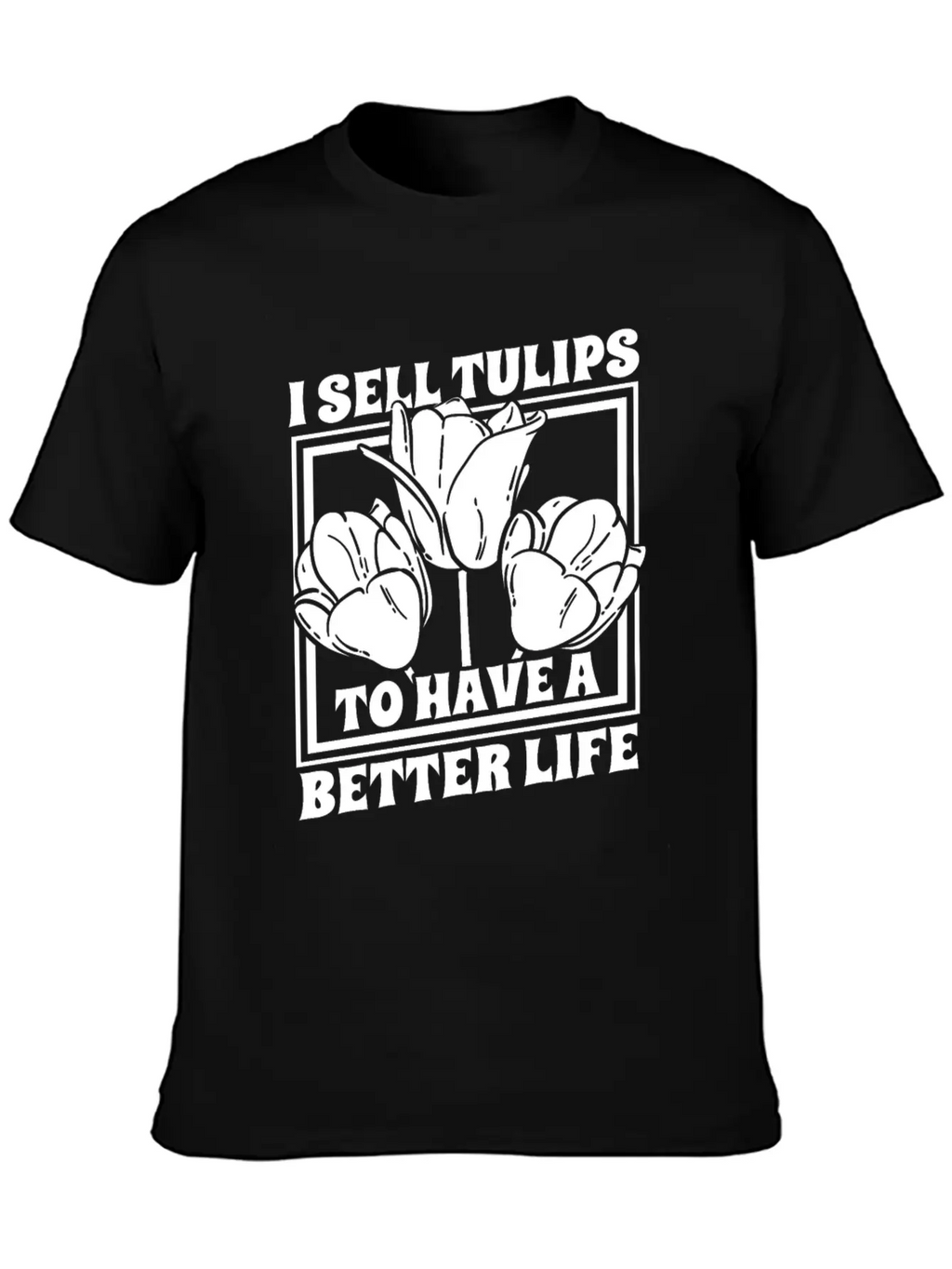 Tulip Gardening Tulips Stylish Everyday T-Shirt – Unisex Basic Cotton Tee