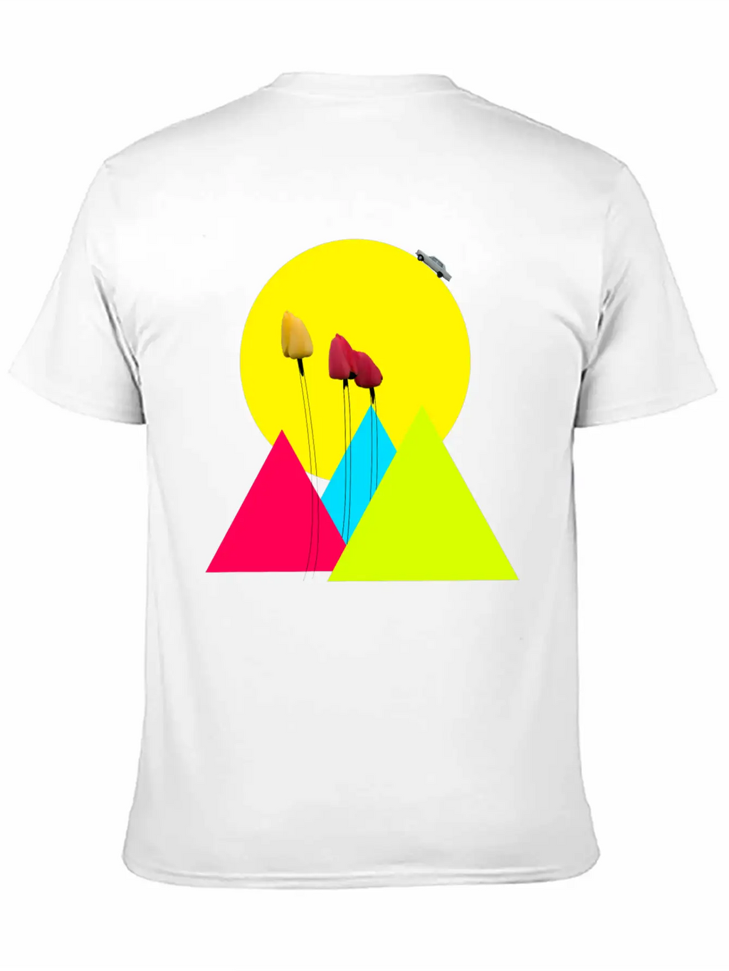 Tulips Classic Fit Graphic Tee For Daily Comfort – Unisex Cotton Shirt