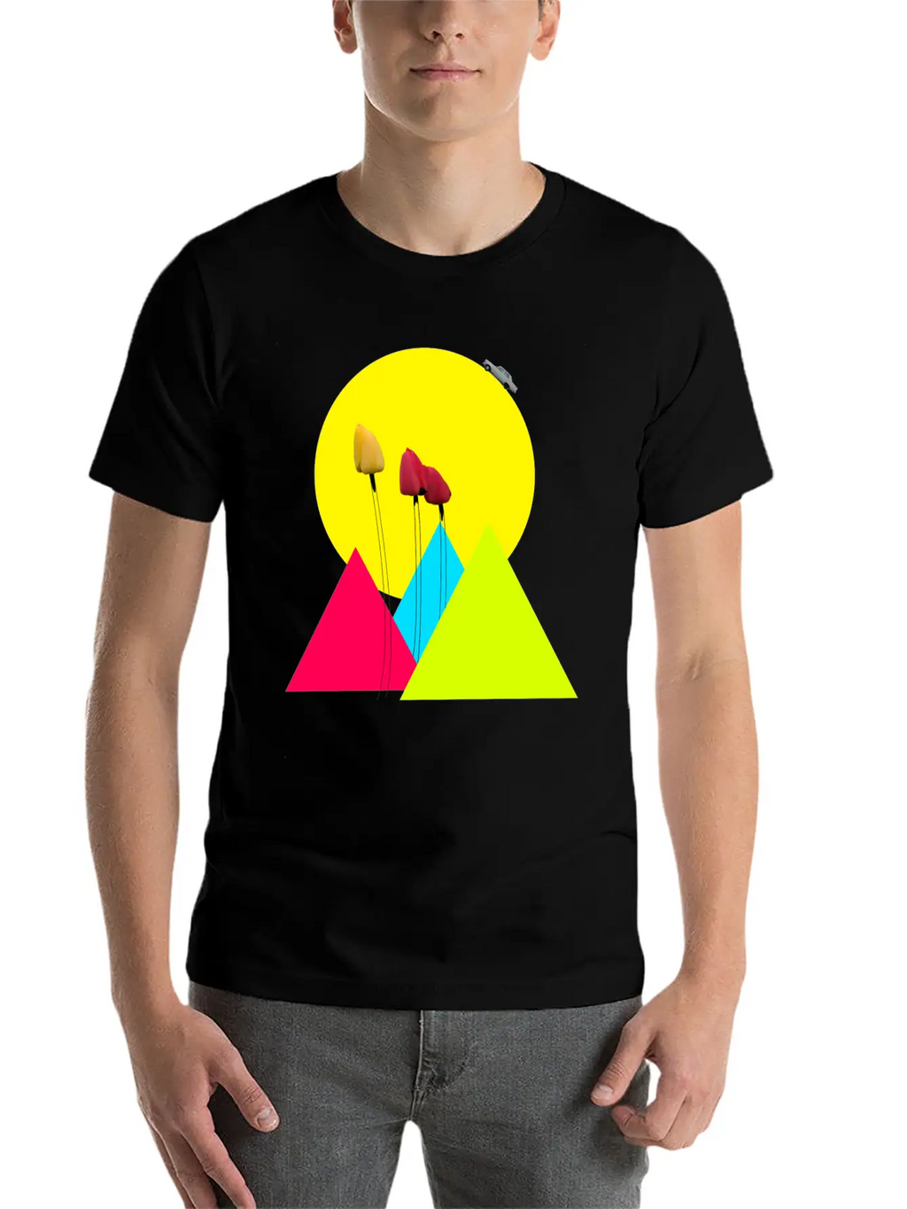 Tulips Classic Fit Graphic Tee For Daily Comfort – Unisex Cotton Shirt