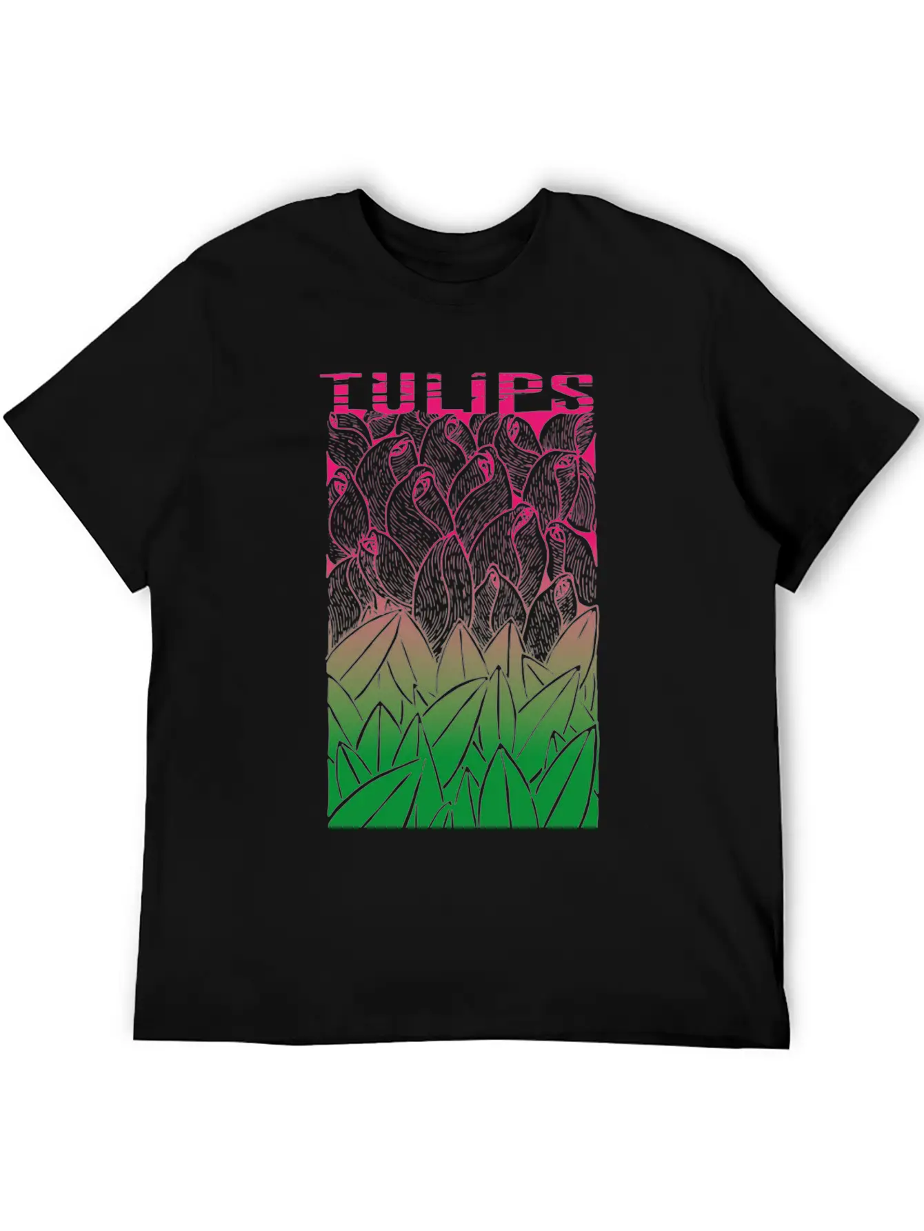 Tulips Unisex Casual T-Shirt – Clean Design For Daily Comfort