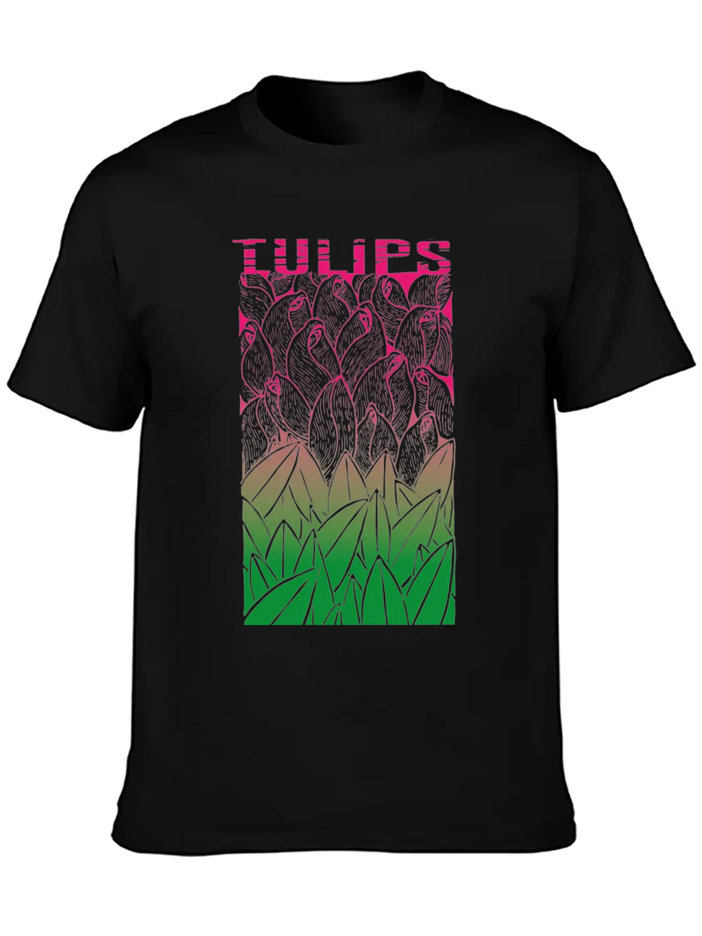 Tulips Unisex Casual T-Shirt – Clean Design For Daily Comfort
