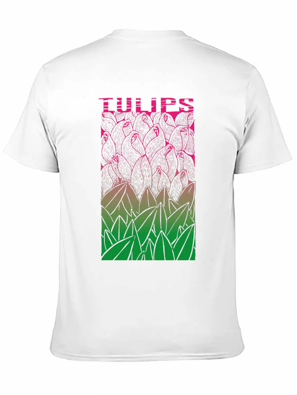 Tulips Unisex Casual T-Shirt – Clean Design For Daily Comfort