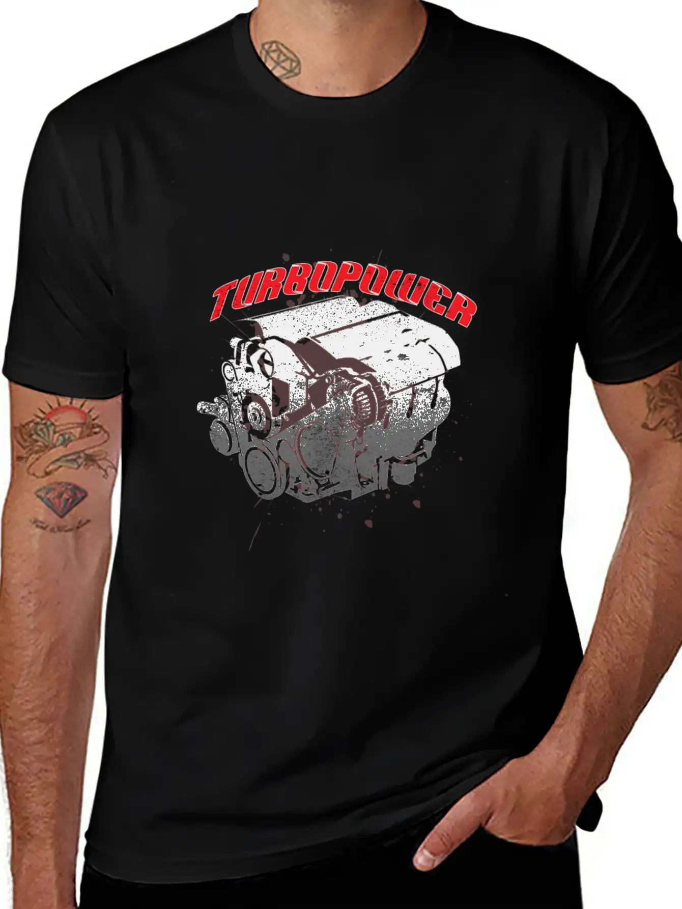 Turbo Power Car Travel Drive Ride Road Motor Gift Breathable Soft Cotton T-Shirt – Timeless Casual Look