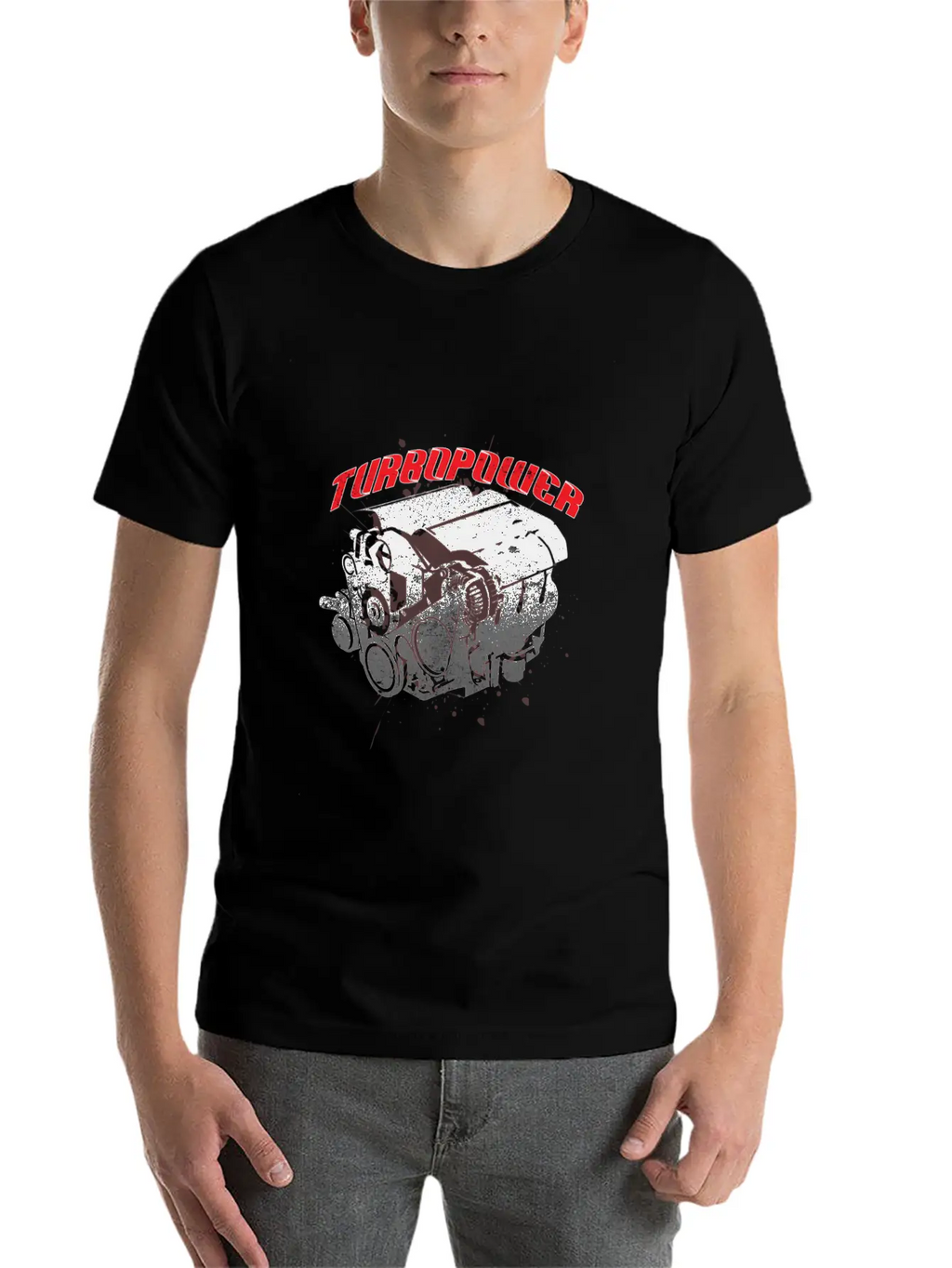 Turbo Power Car Travel Drive Ride Road Motor Gift Breathable Soft Cotton T-Shirt – Timeless Casual Look