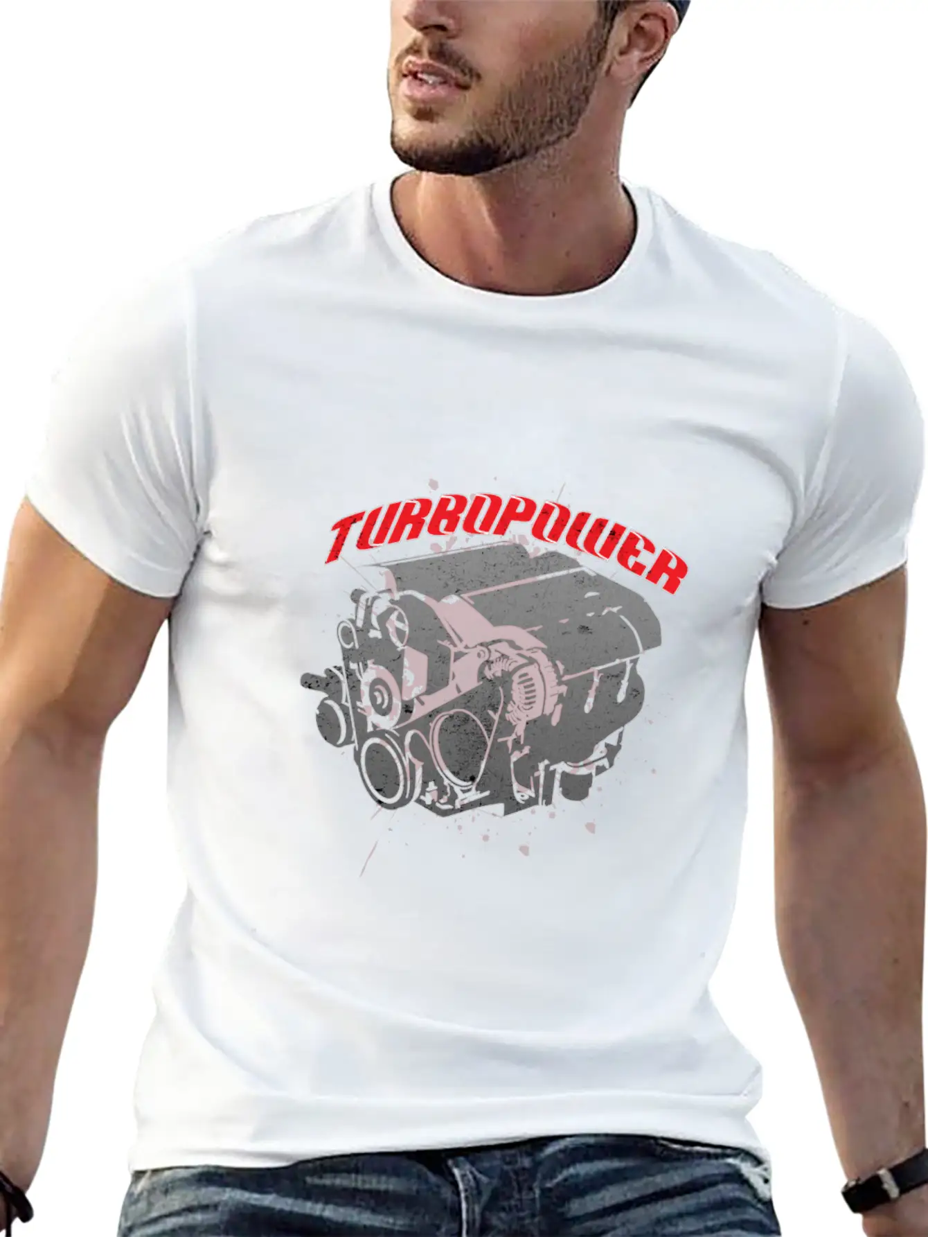 Turbo Power Car Travel Drive Ride Road Motor Gift Breathable Soft Cotton T-Shirt – Timeless Casual Look