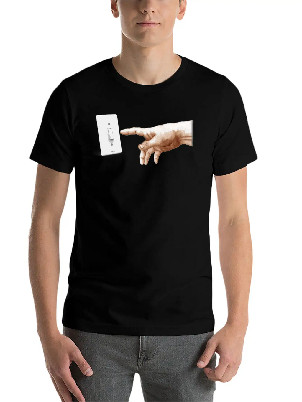 Turn Off The Light Breathable Soft Cotton T-Shirt – Timeless Casual Look