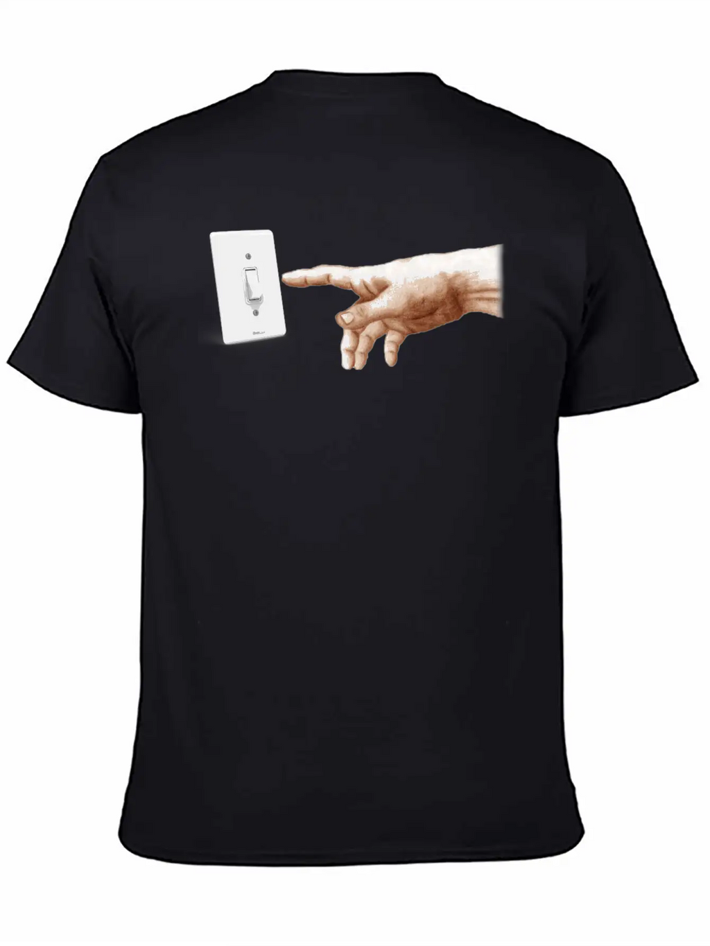 Turn Off The Light Breathable Soft Cotton T-Shirt – Timeless Casual Look