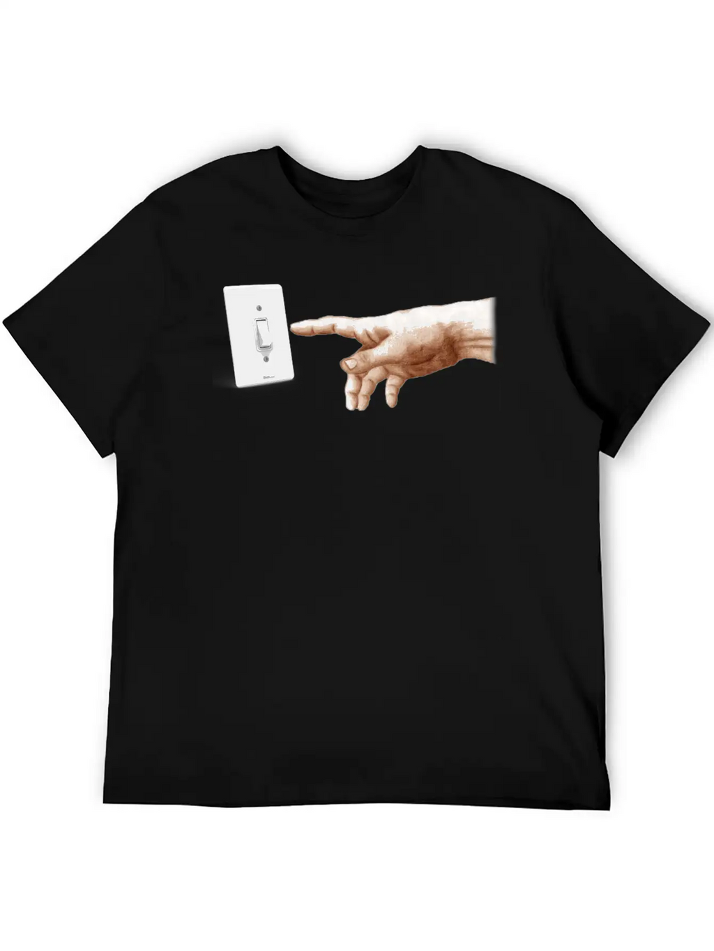 Turn Off The Light Breathable Soft Cotton T-Shirt – Timeless Casual Look