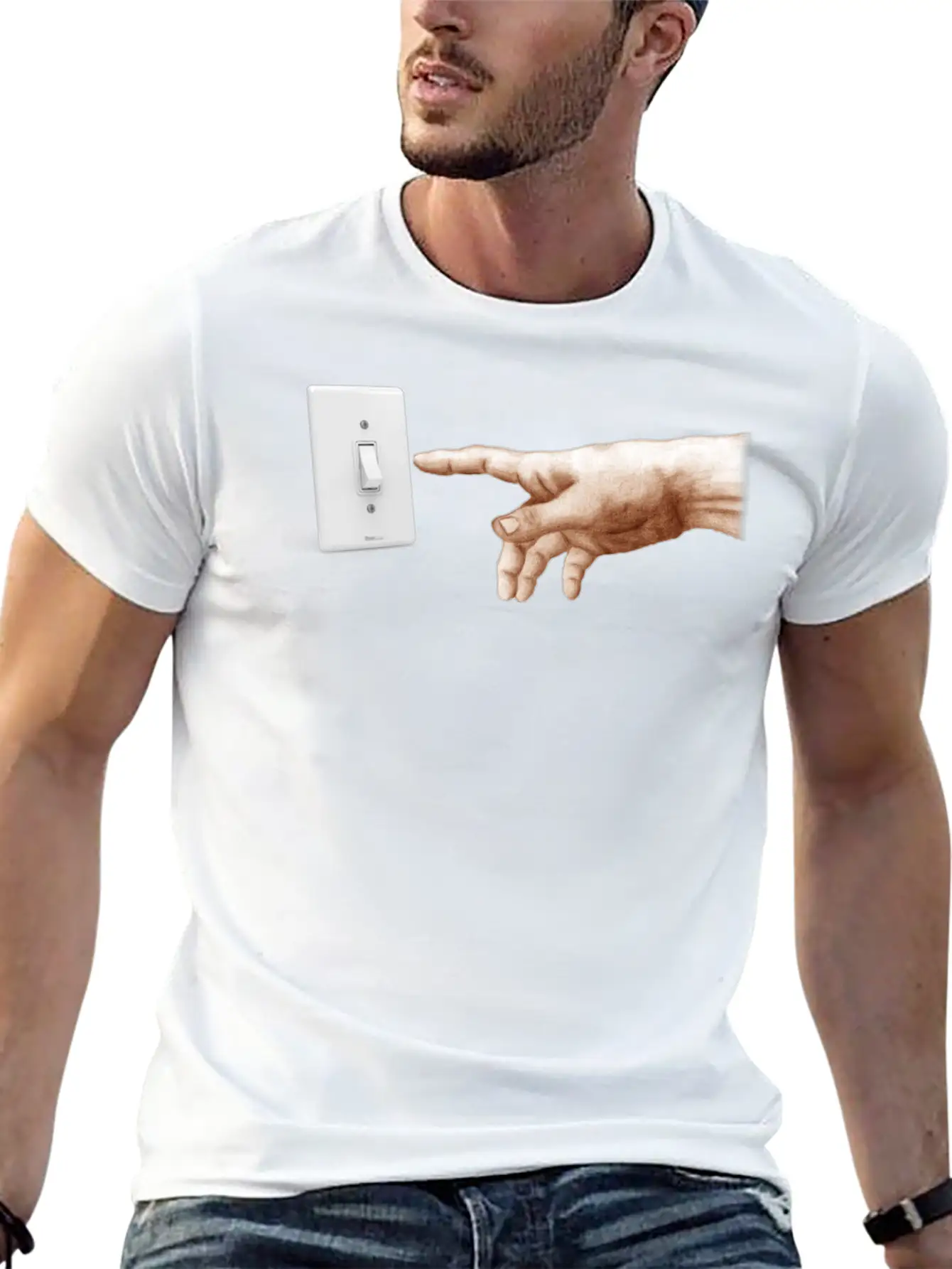 Turn Off The Light Breathable Soft Cotton T-Shirt – Timeless Casual Look