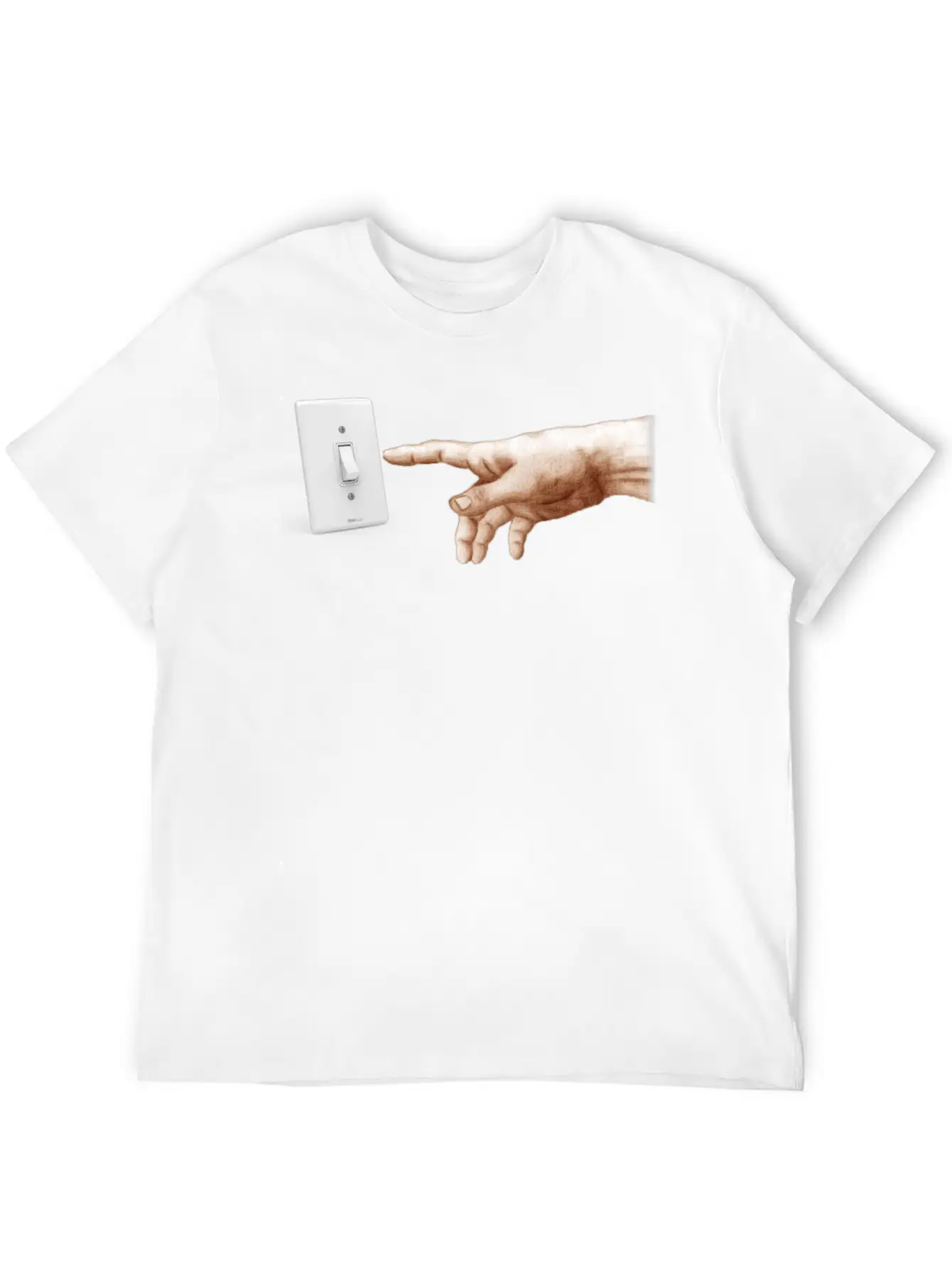 Turn Off The Light Breathable Soft Cotton T-Shirt – Timeless Casual Look