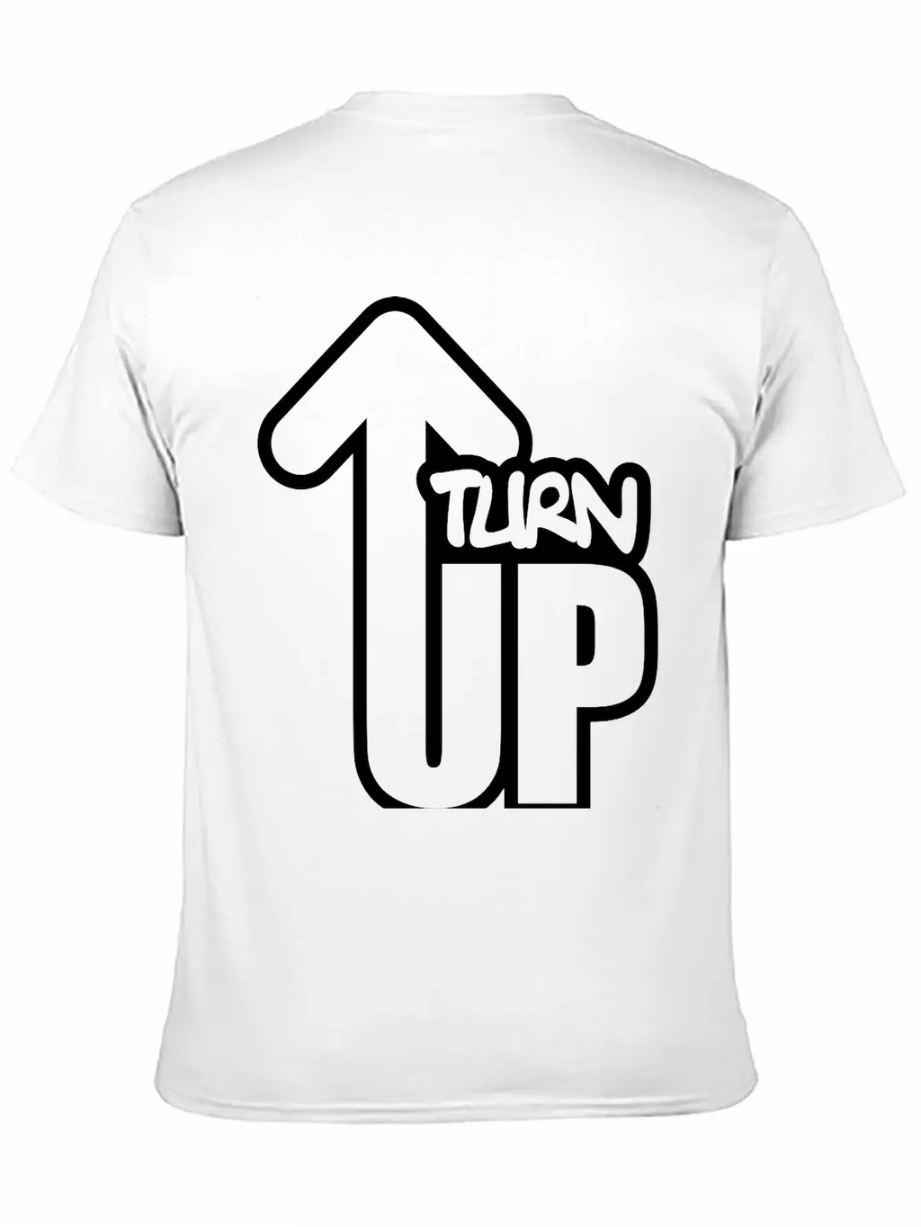 Turn Up Essential Cotton Tee For Daily Outfits – Unisex Style