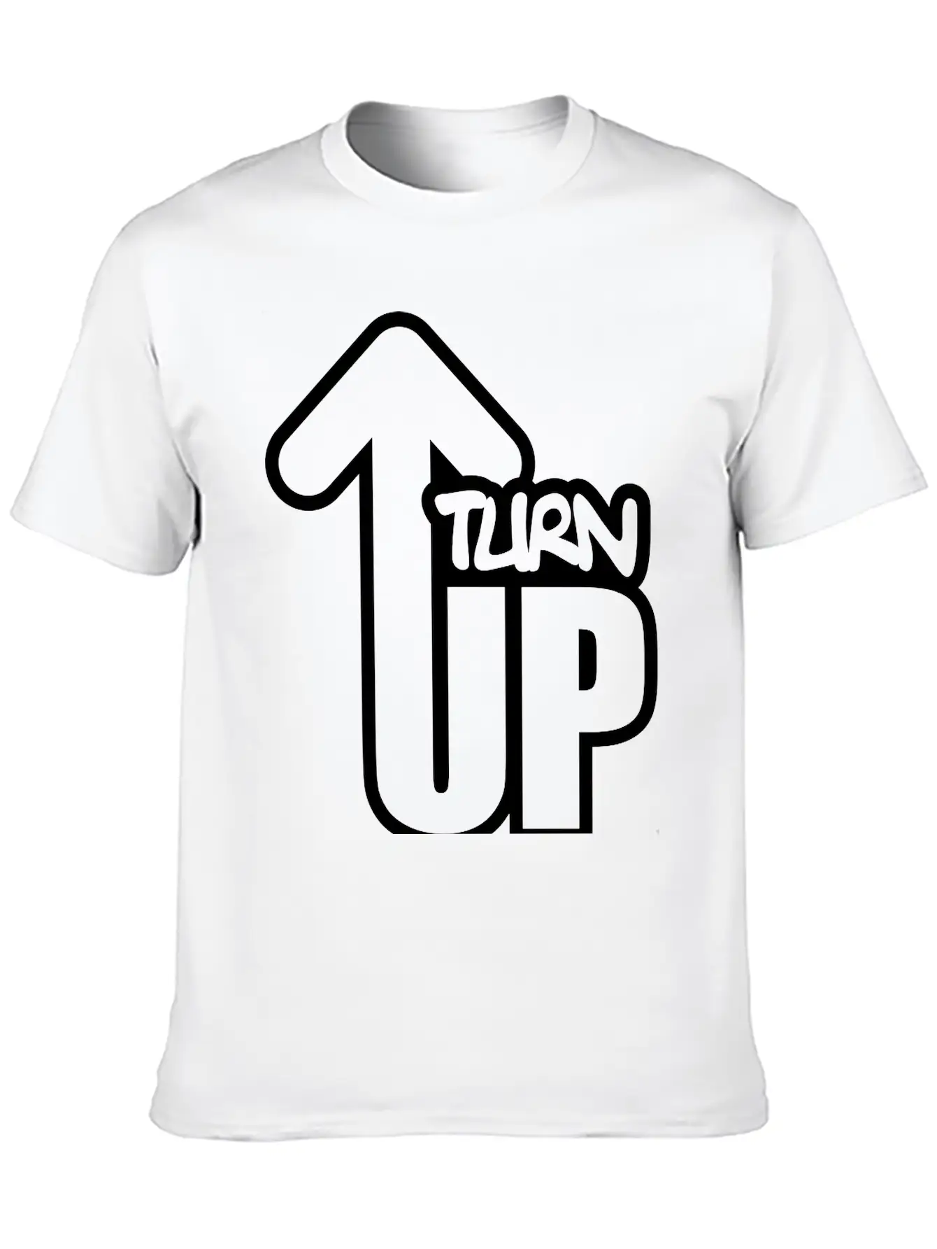 Turn Up Essential Cotton Tee For Daily Outfits – Unisex Style