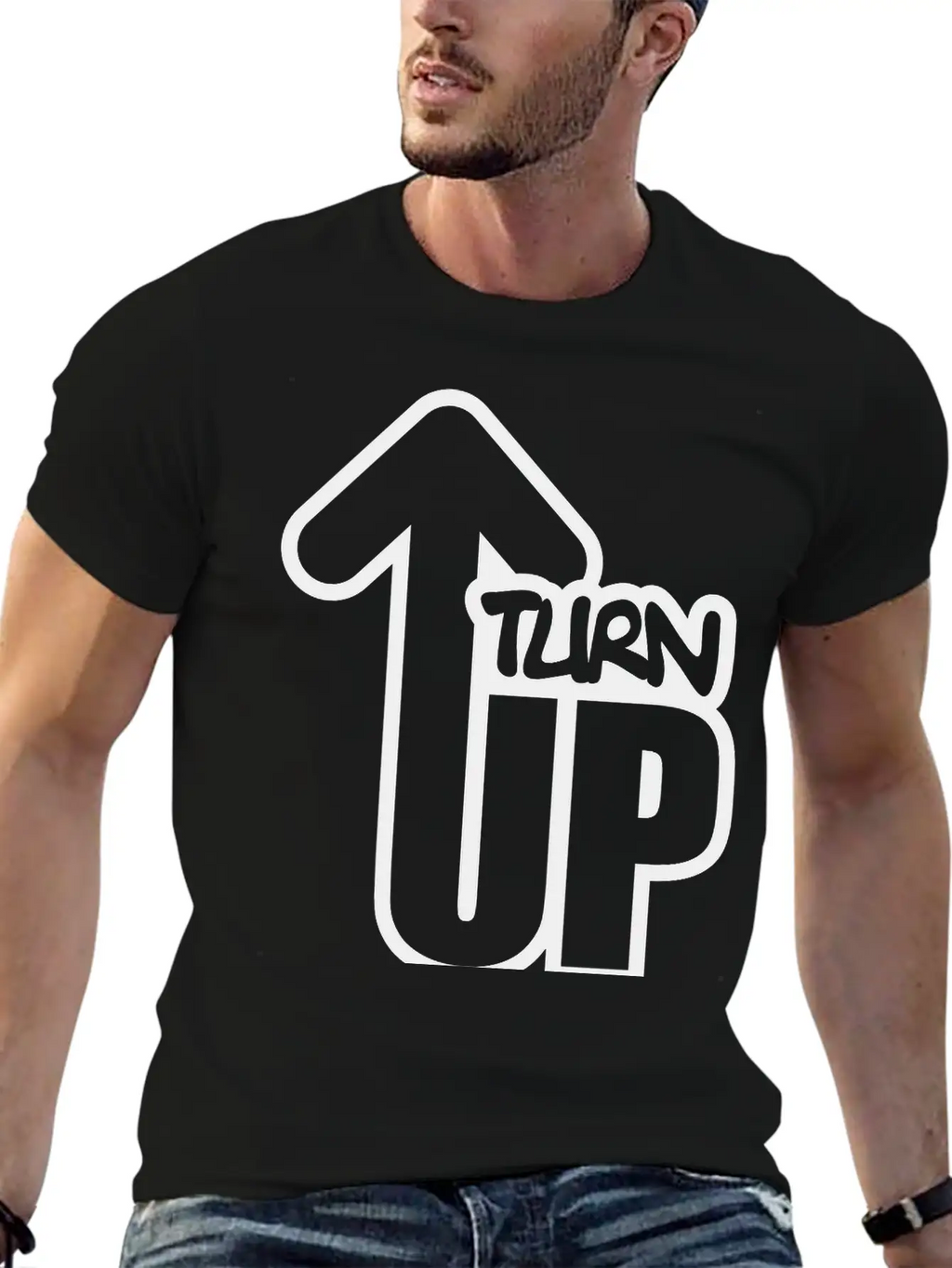 Turn Up Essential Cotton Tee For Daily Outfits – Unisex Style