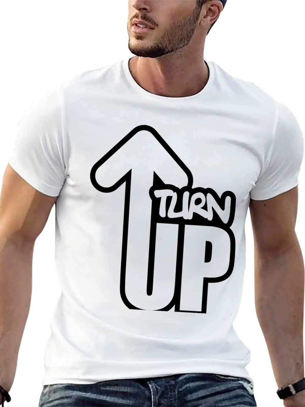 Turn Up Essential Cotton Tee For Daily Outfits – Unisex Style