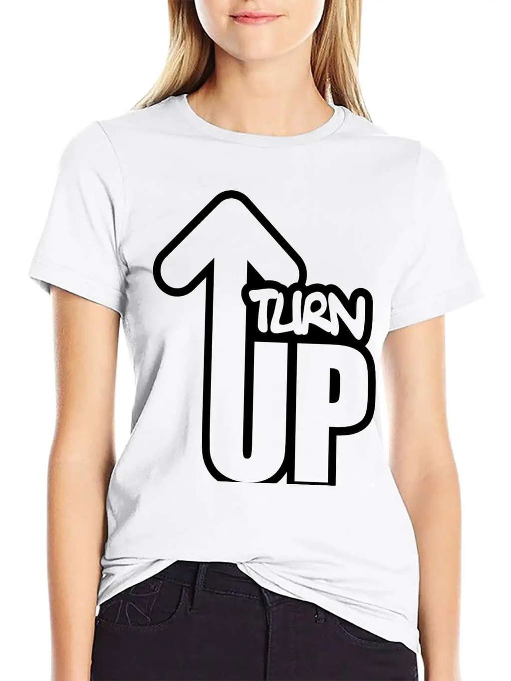 Turn Up Essential Cotton Tee For Daily Outfits – Unisex Style