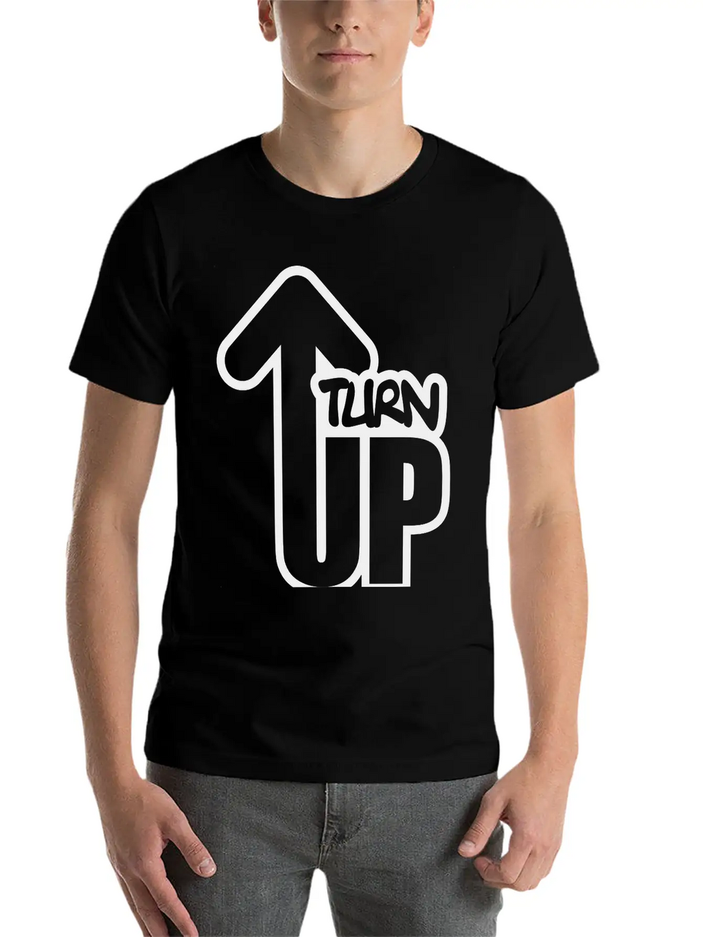 Turn Up Essential Cotton Tee For Daily Outfits – Unisex Style