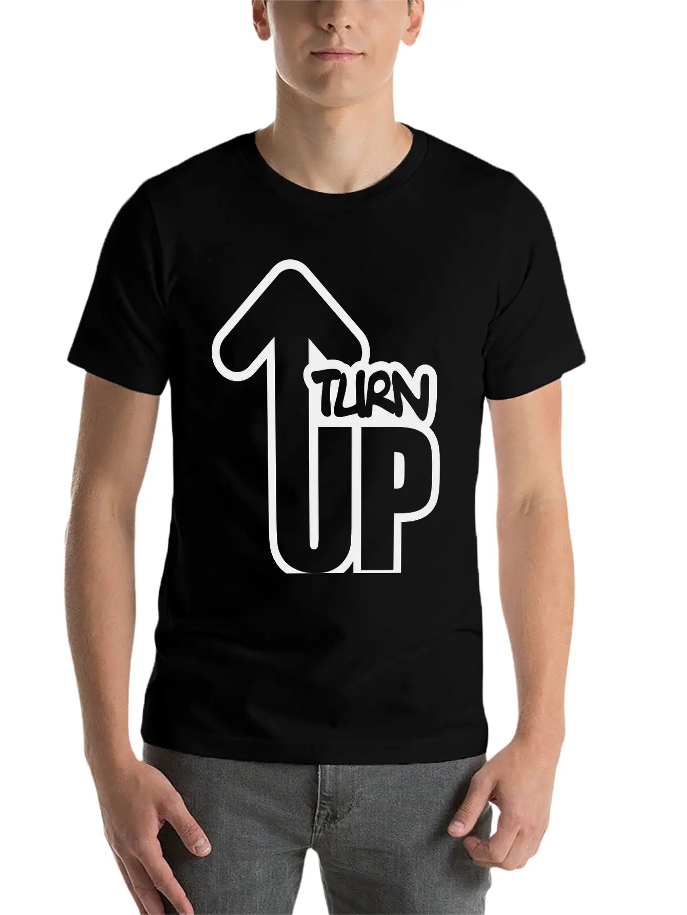 Turn Up Essential Cotton Tee For Daily Outfits – Unisex Style