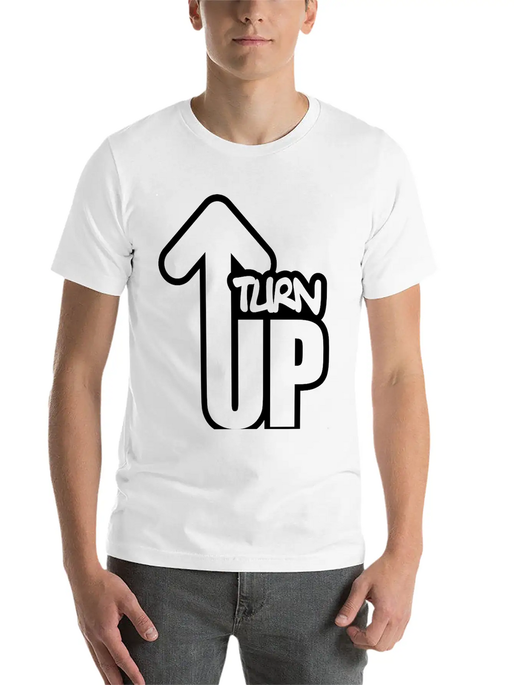 Turn Up Essential Cotton Tee For Daily Outfits – Unisex Style