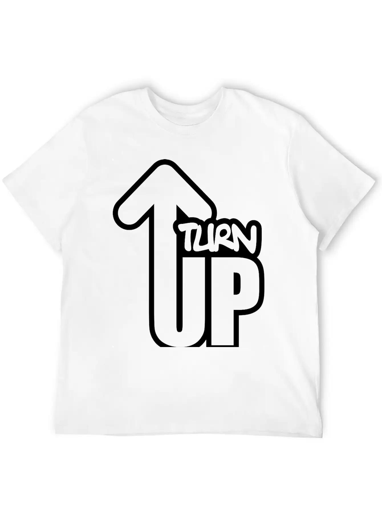 Turn Up Essential Cotton Tee For Daily Outfits – Unisex Style