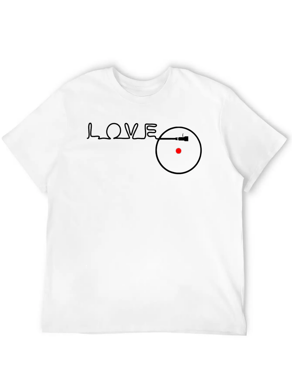 Turntable DJ * Music Record Player | Jack Joblin Unisex Short Sleeve Soft Cotton T-Shirt – Casual Everyday Wear