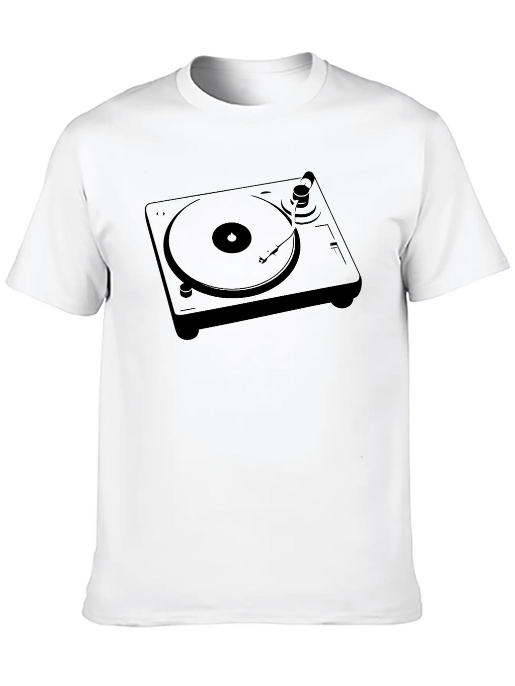 Turntable Essential Cotton Tee For Daily Outfits – Unisex Style