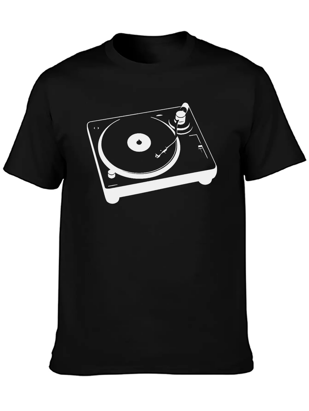 Turntable Essential Cotton Tee For Daily Outfits – Unisex Style
