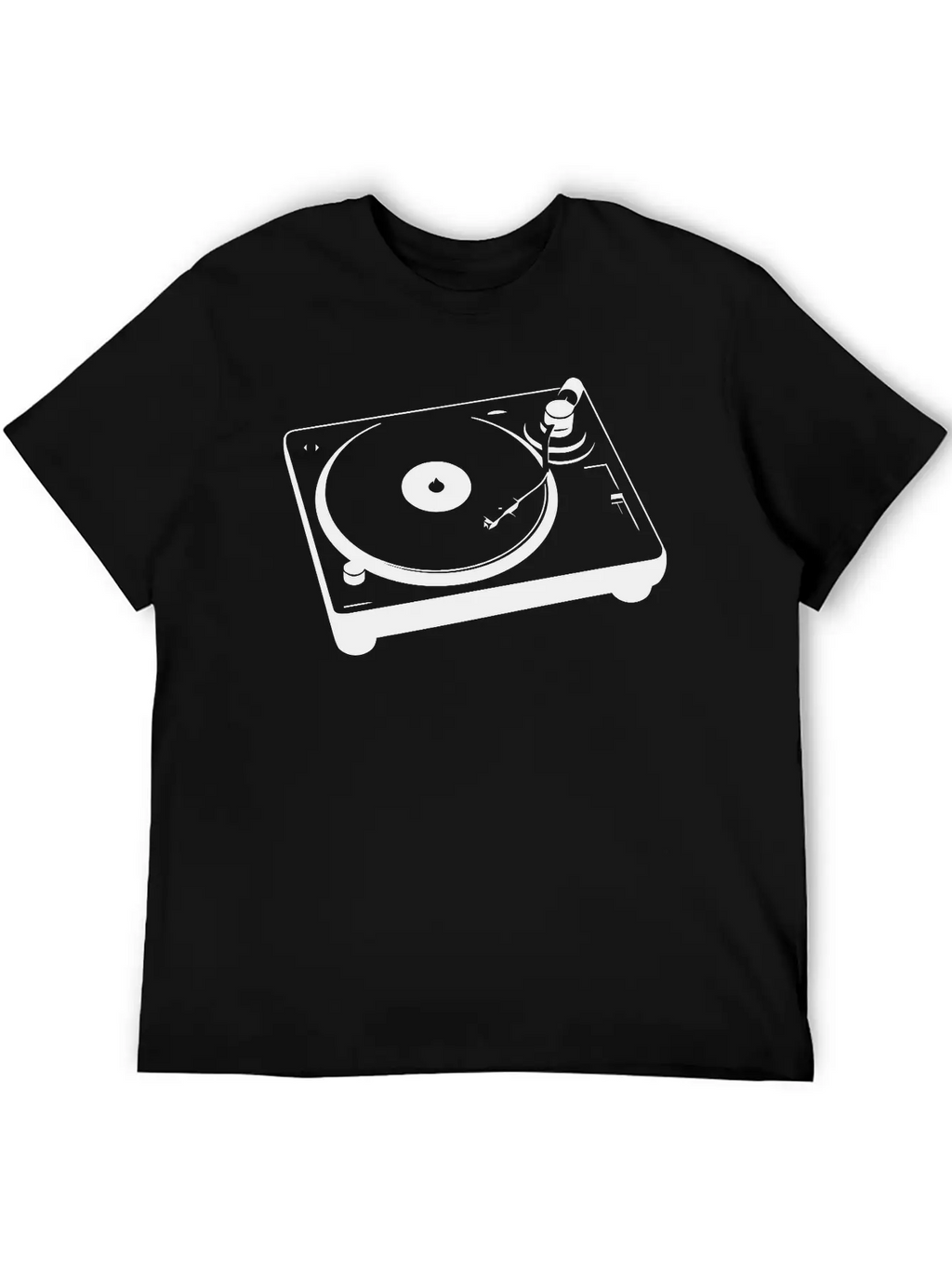 Turntable Essential Cotton Tee For Daily Outfits – Unisex Style