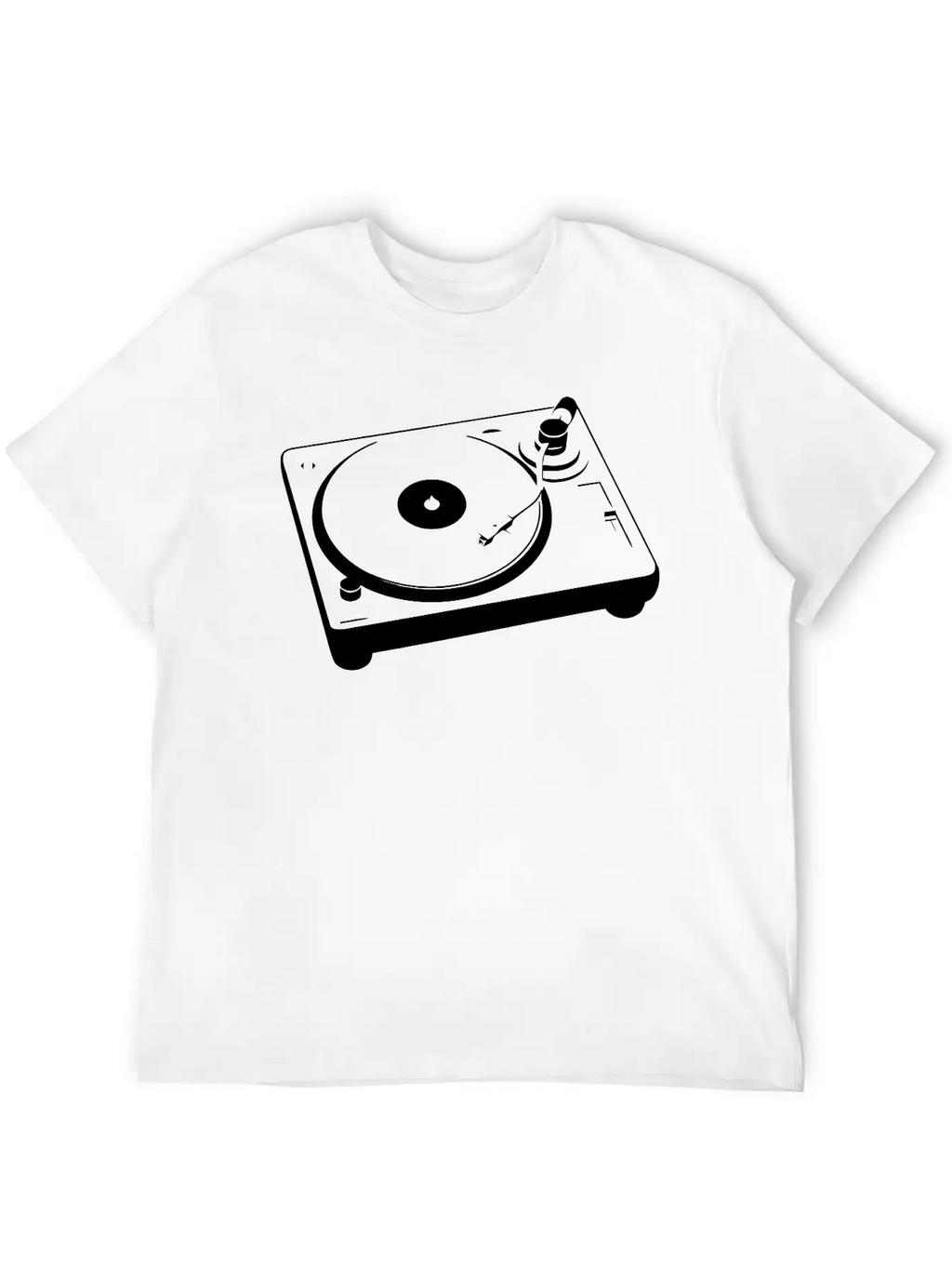 Turntable Essential Cotton Tee For Daily Outfits – Unisex Style