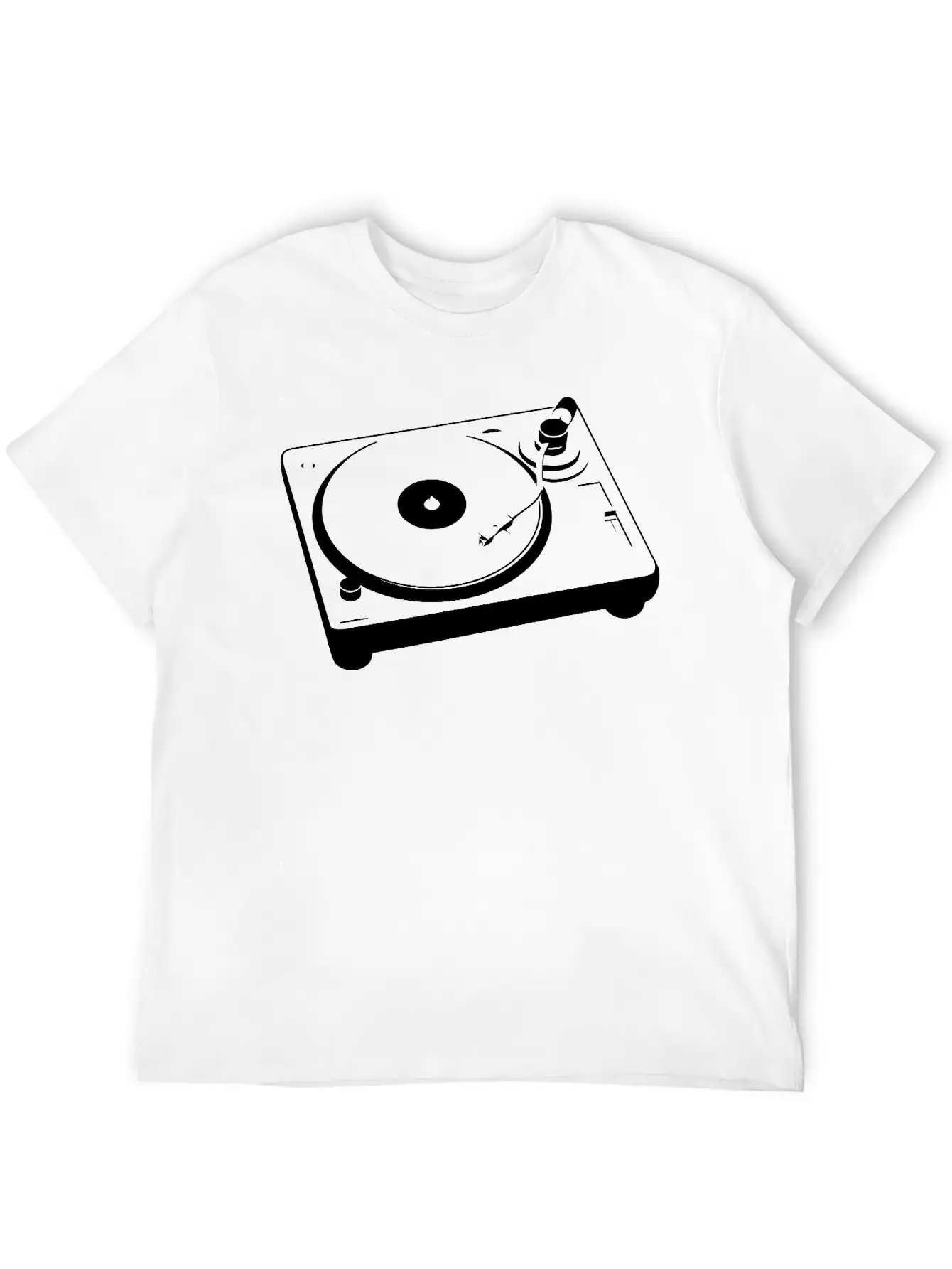 Turntable Essential Cotton Tee For Daily Outfits – Unisex Style