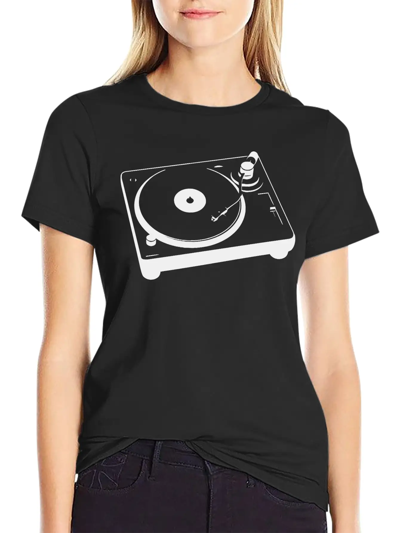 Turntable Essential Cotton Tee For Daily Outfits – Unisex Style