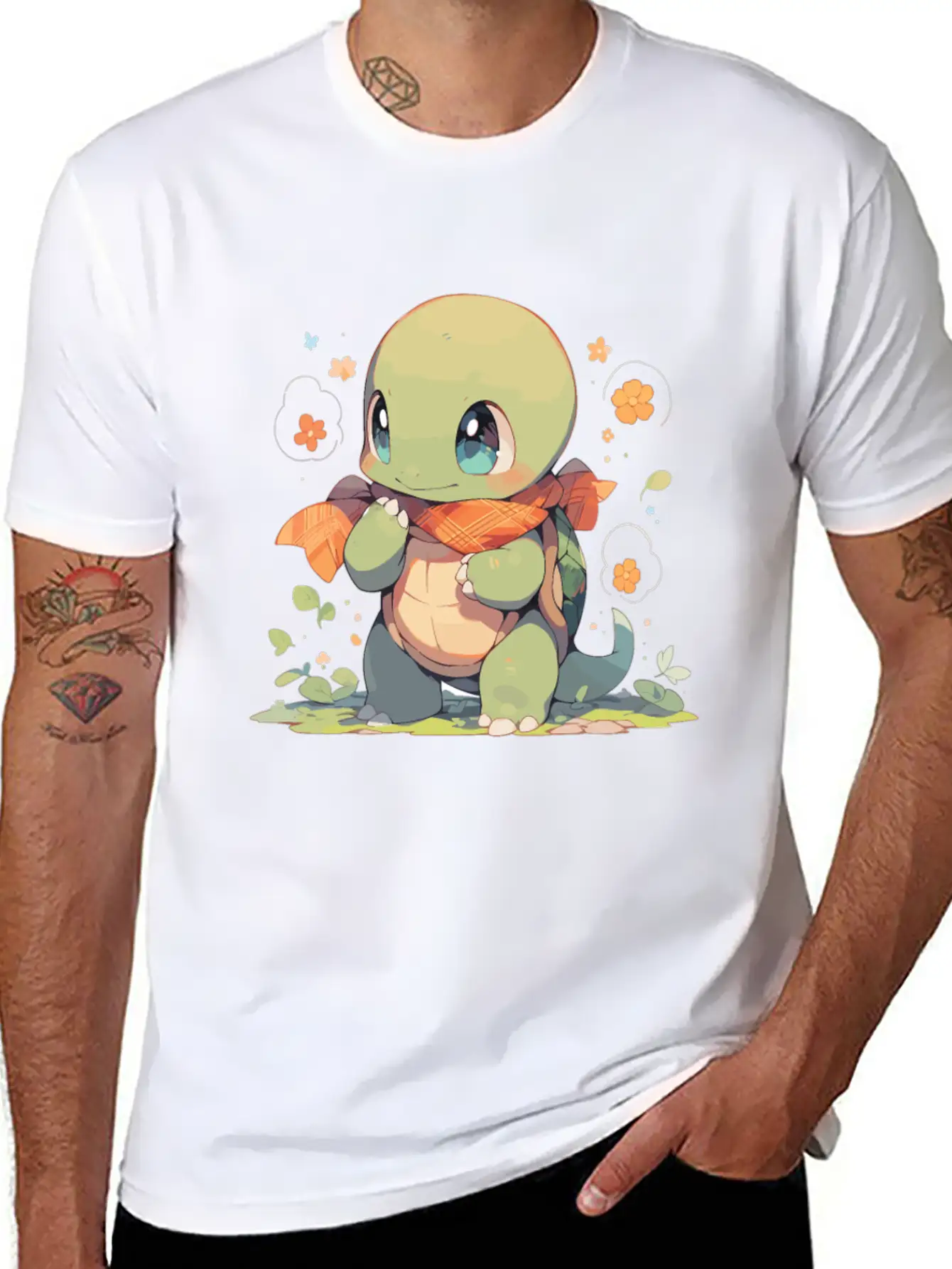Turtle Baby Turtle Turtle Tank Lizard Lizard Stylish Everyday T-Shirt – Unisex Basic Cotton Tee