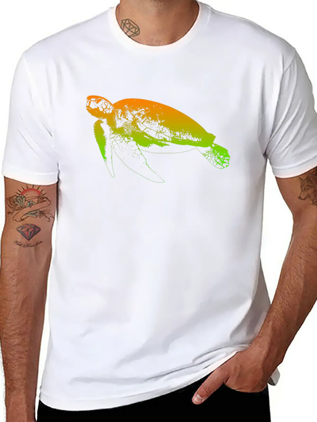 Turtle Casual Graphic T-Shirt – Simple And Comfortable Daily Wear