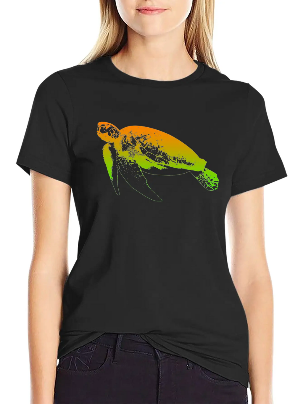 Turtle Casual Graphic T-Shirt – Simple And Comfortable Daily Wear