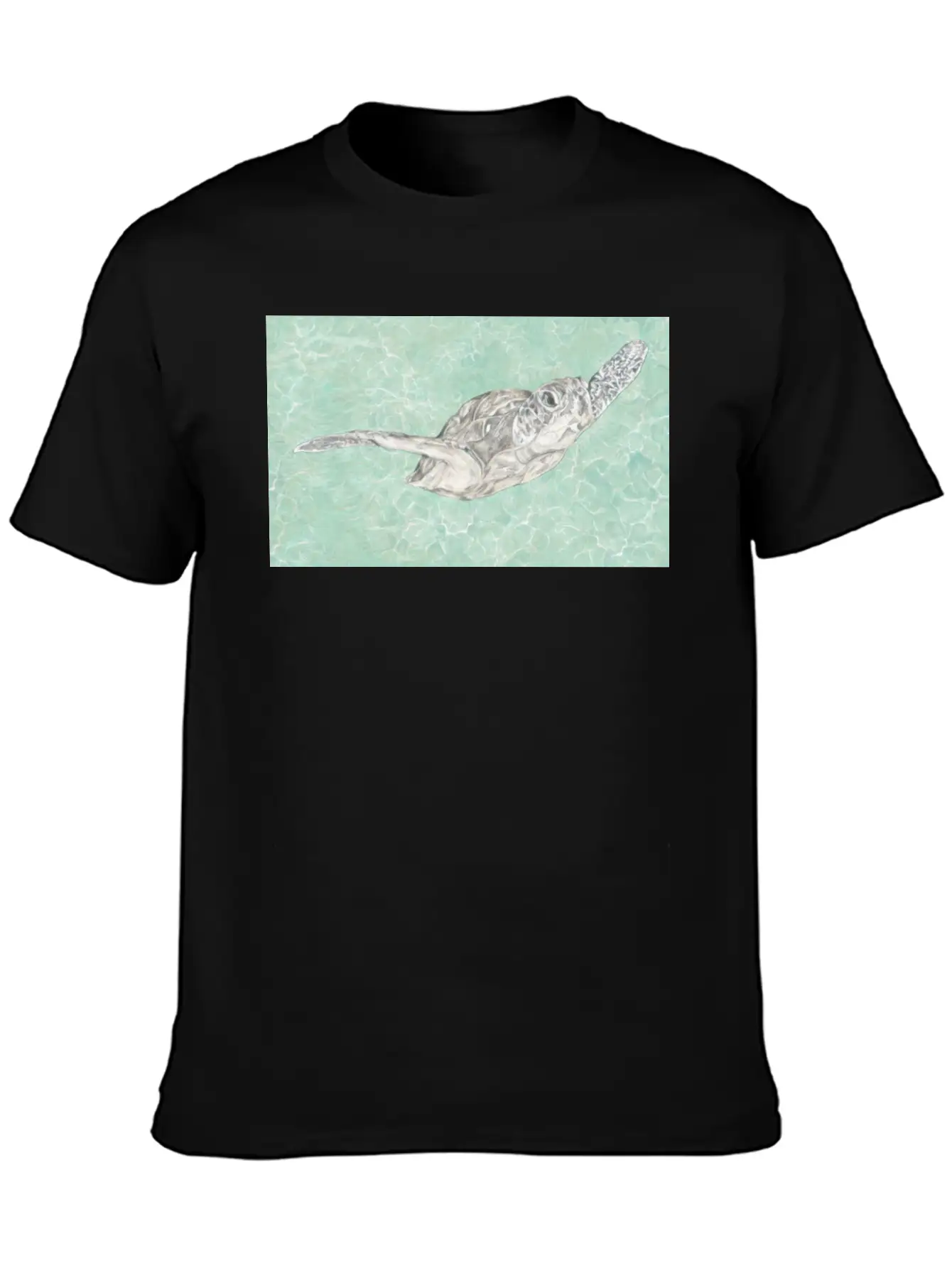 Turtle Classic Fit Graphic Tee For Daily Comfort – Unisex Cotton Shirt