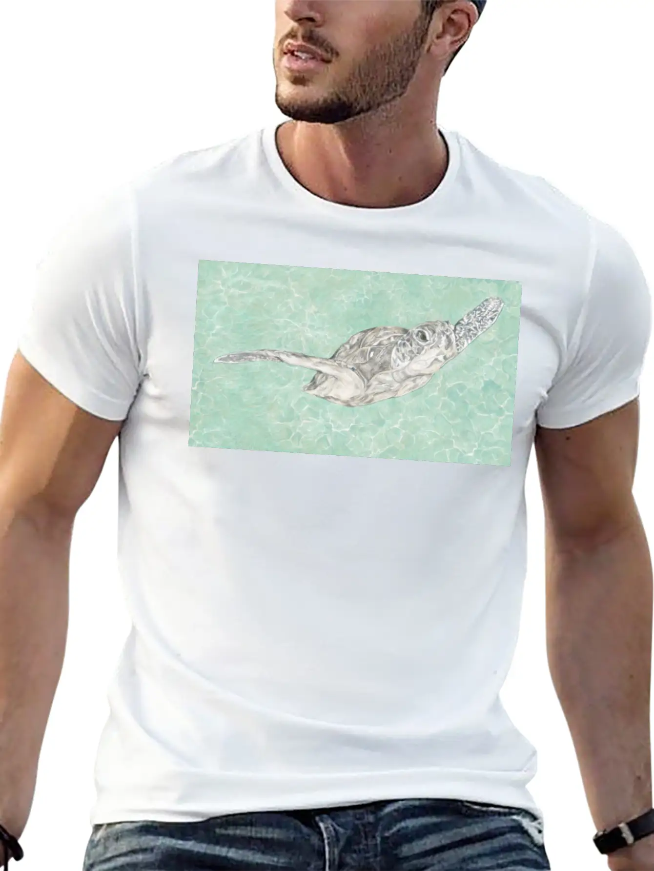 Turtle Classic Fit Graphic Tee For Daily Comfort – Unisex Cotton Shirt