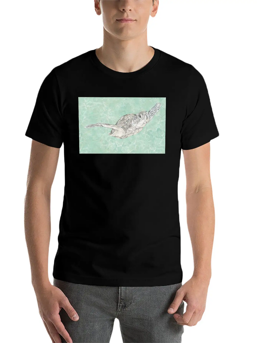 Turtle Classic Fit Graphic Tee For Daily Comfort – Unisex Cotton Shirt