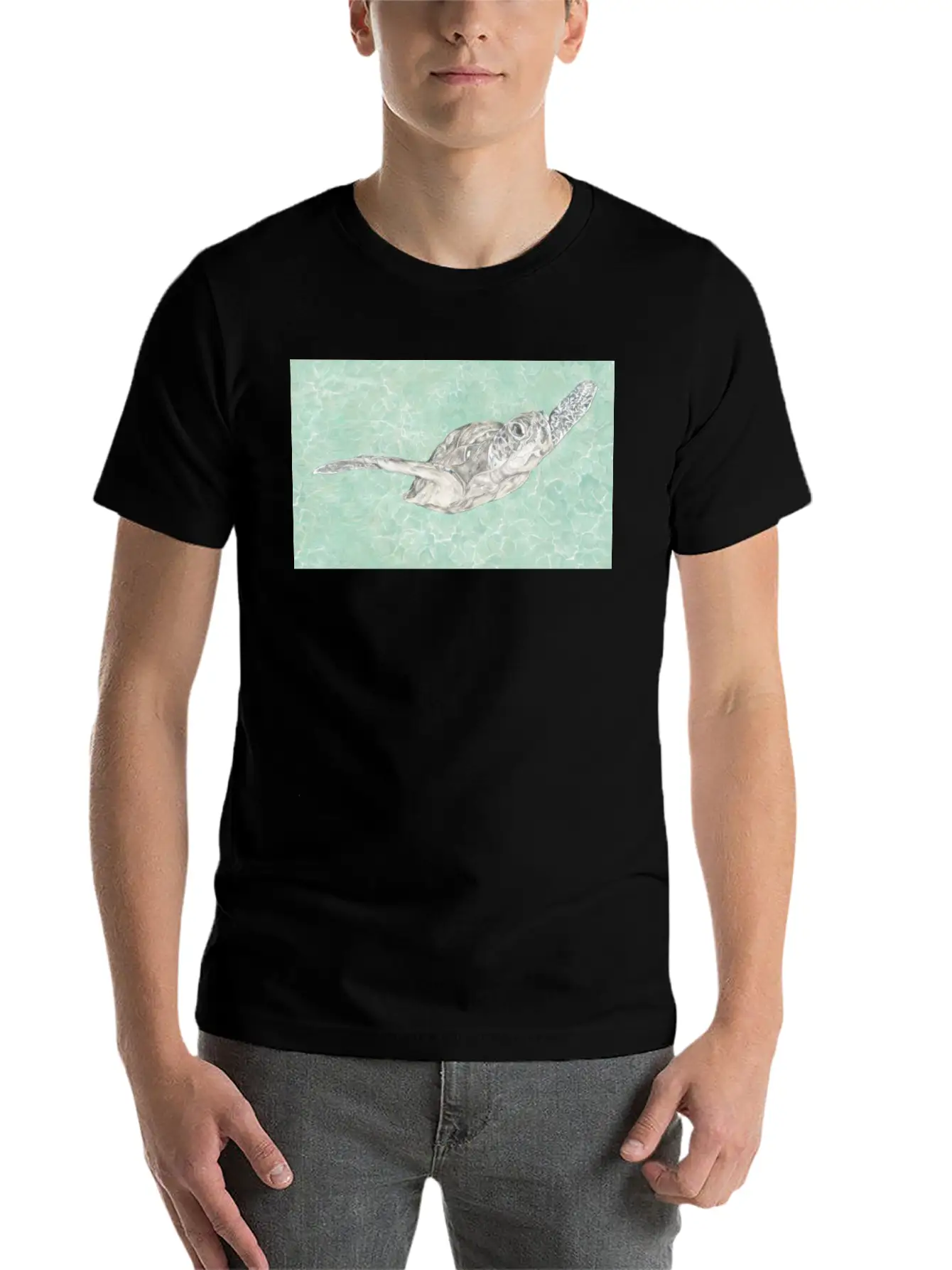 Turtle Classic Fit Graphic Tee For Daily Comfort – Unisex Cotton Shirt