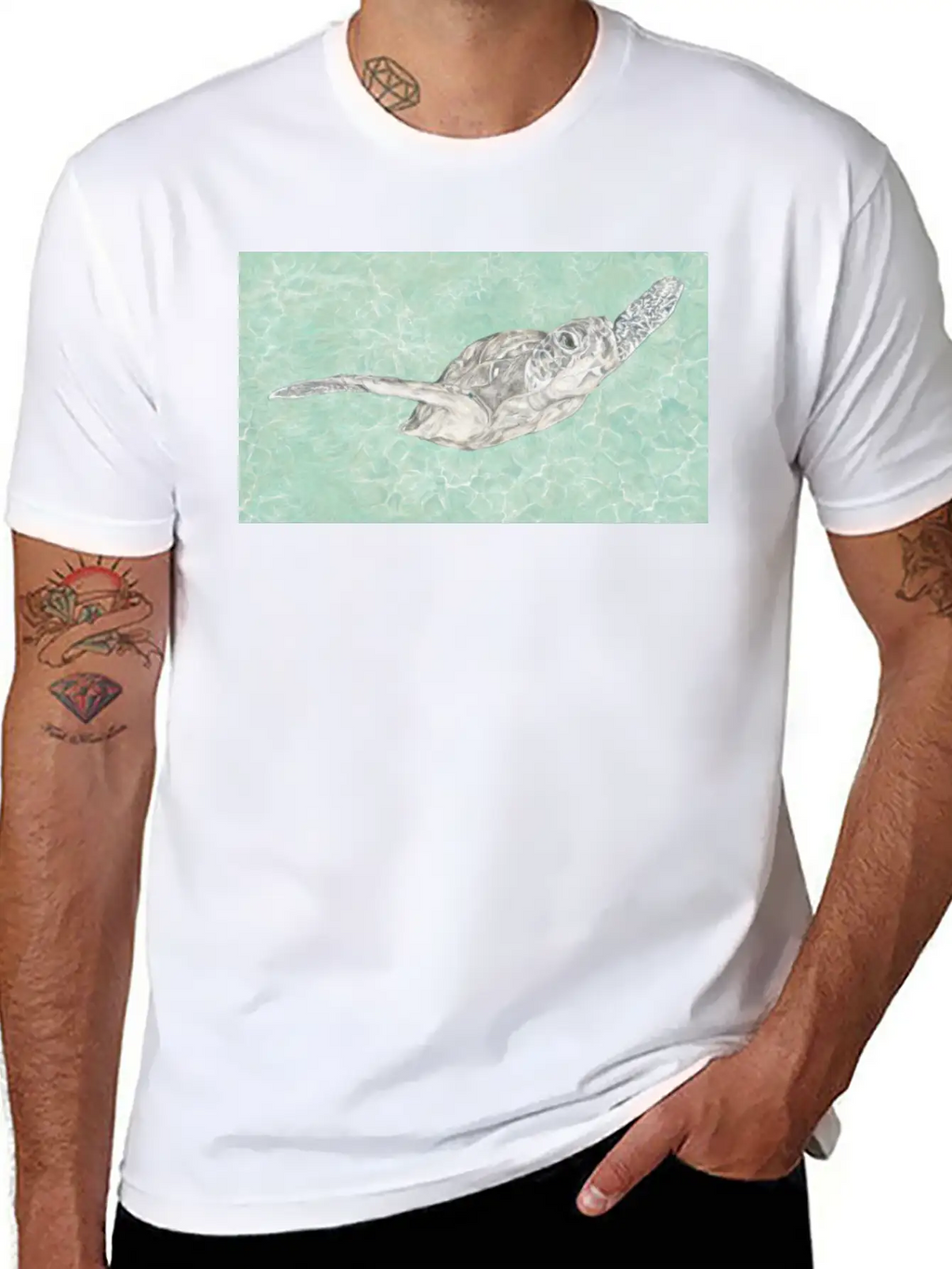 Turtle Classic Fit Graphic Tee For Daily Comfort – Unisex Cotton Shirt
