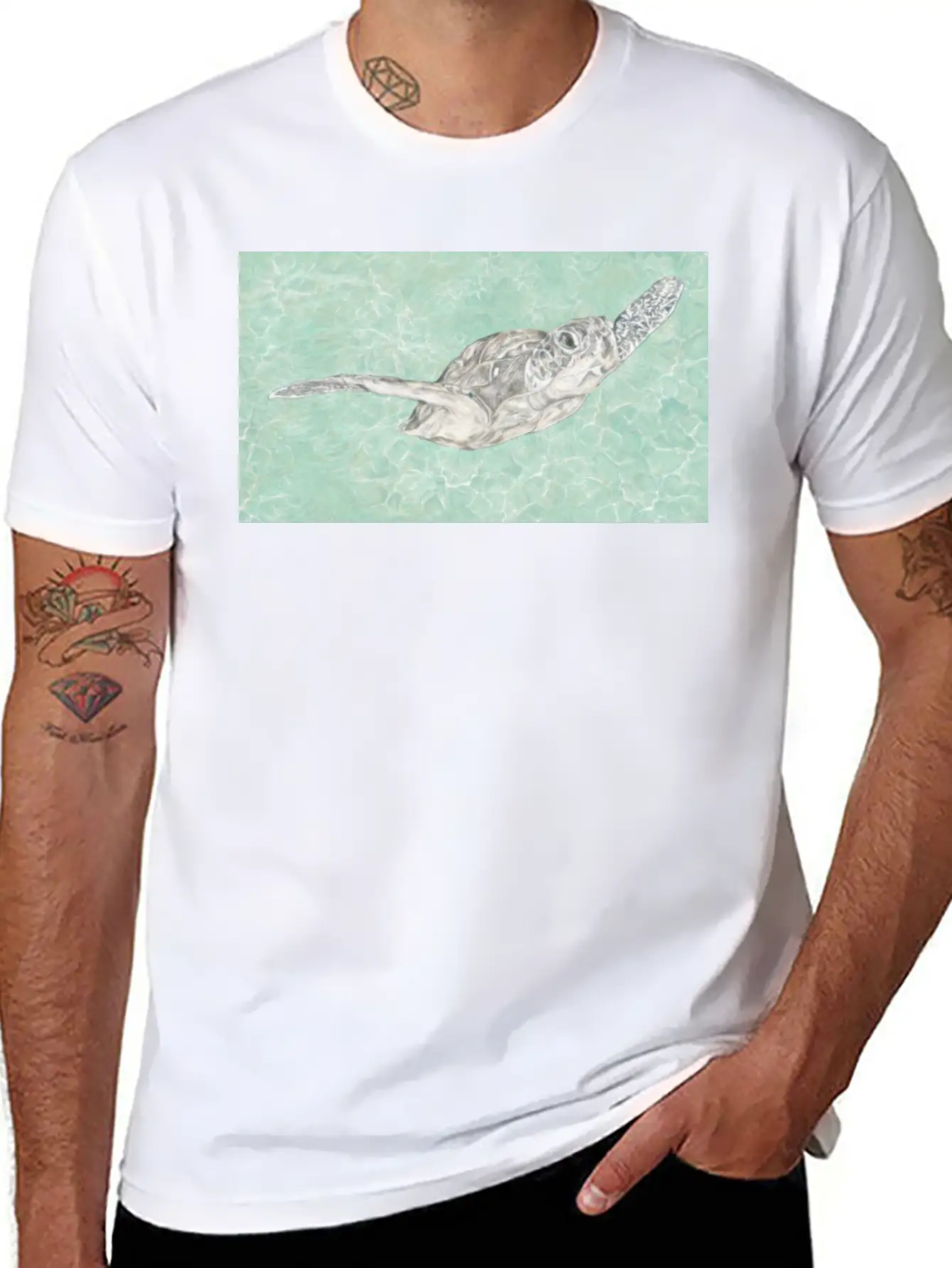 Turtle Classic Fit Graphic Tee For Daily Comfort – Unisex Cotton Shirt