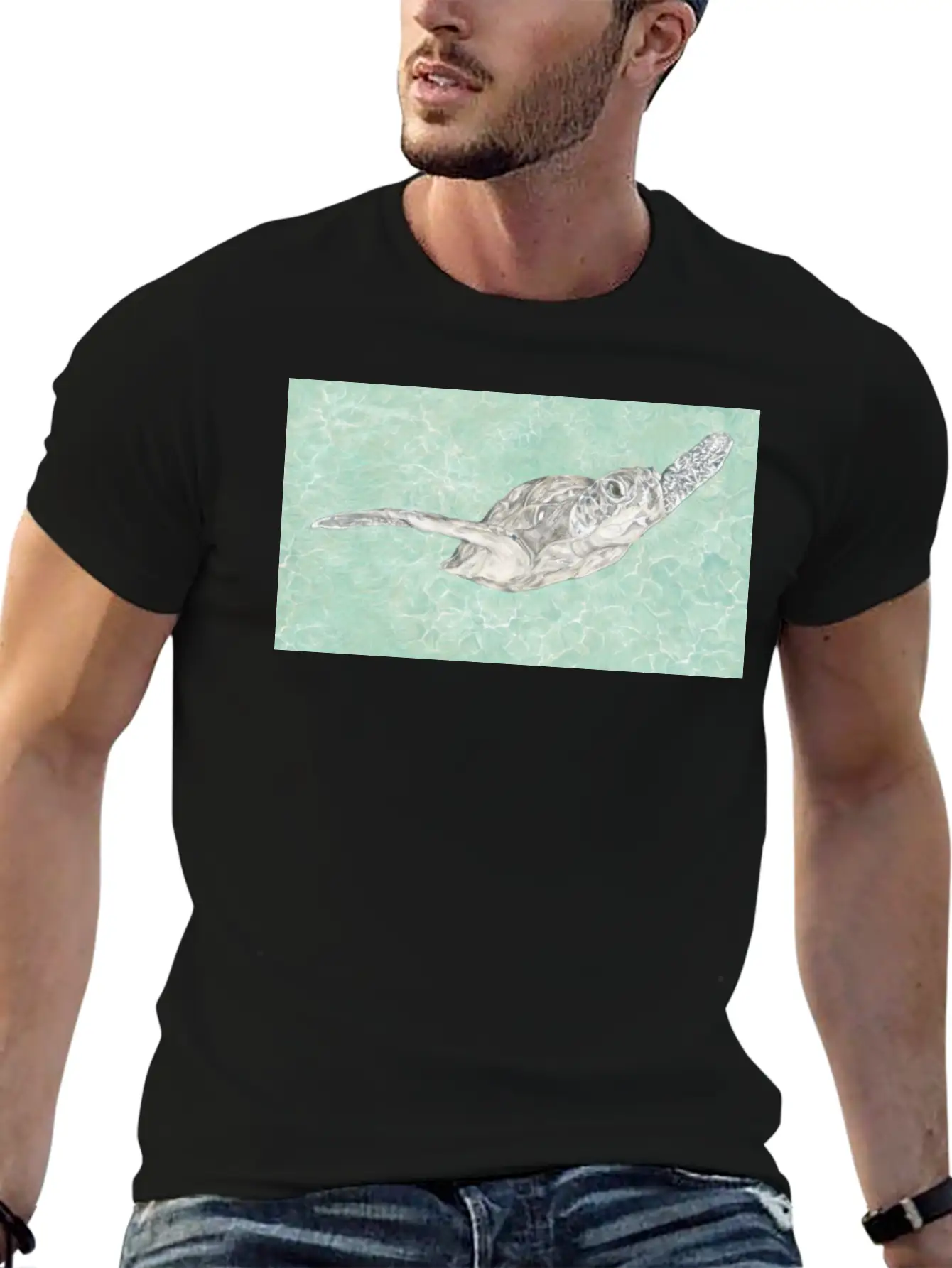 Turtle Classic Fit Graphic Tee For Daily Comfort – Unisex Cotton Shirt